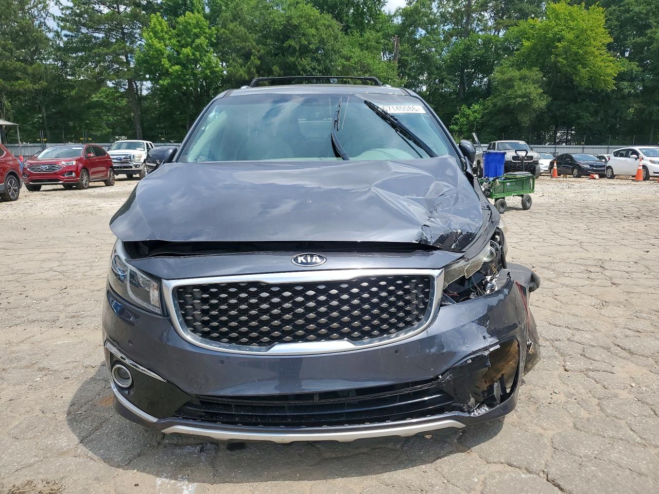 2015 Kia Sedona Sxl Charcoal vin: KNDME5C16F6029920