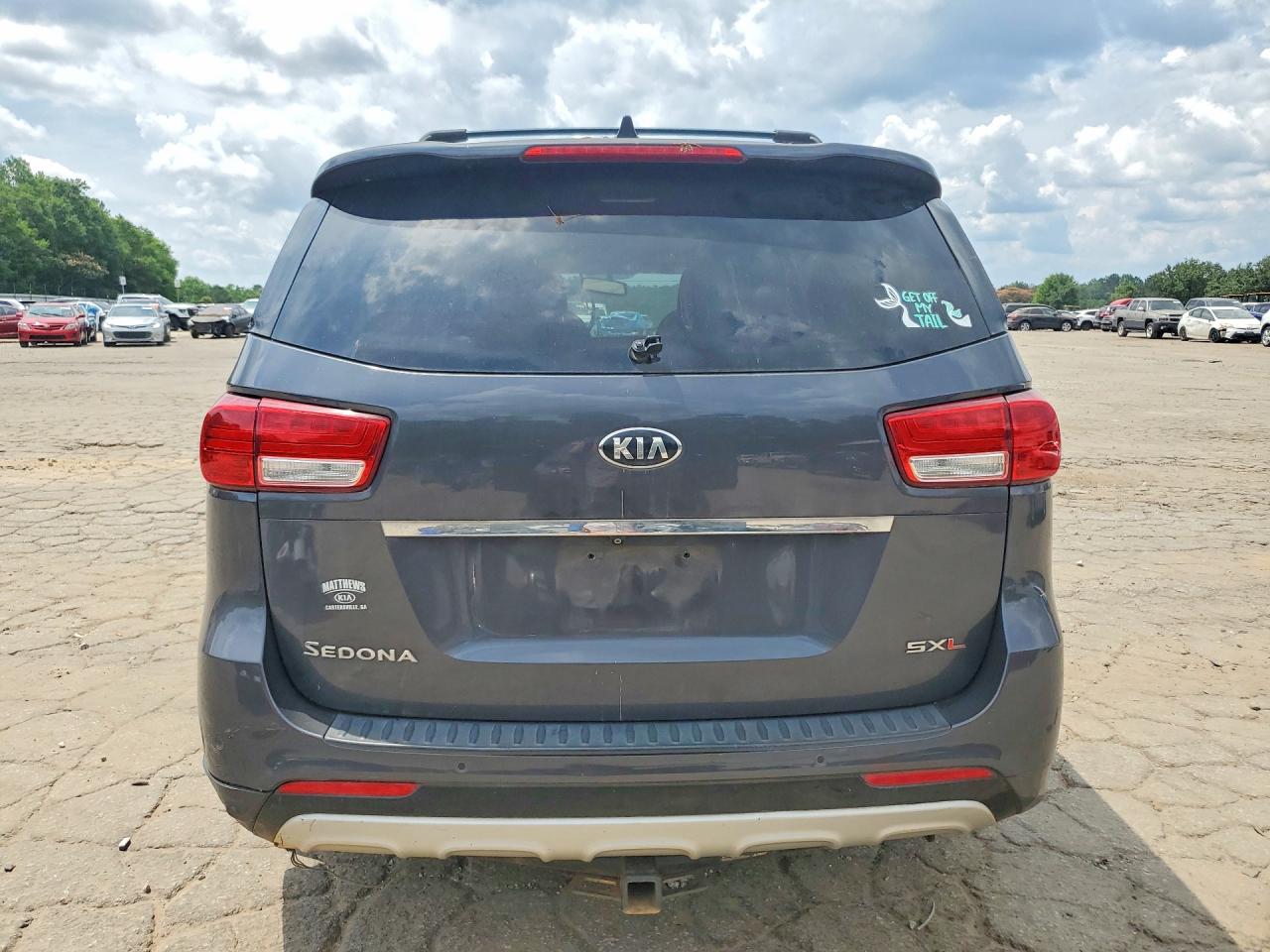 2015 Kia Sedona Sxl Charcoal vin: KNDME5C16F6029920