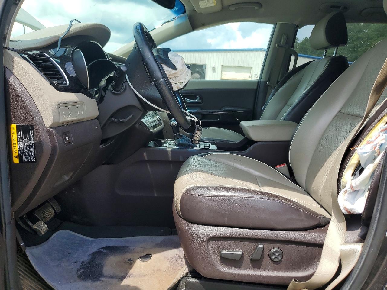 2015 Kia Sedona Sxl Charcoal vin: KNDME5C16F6029920