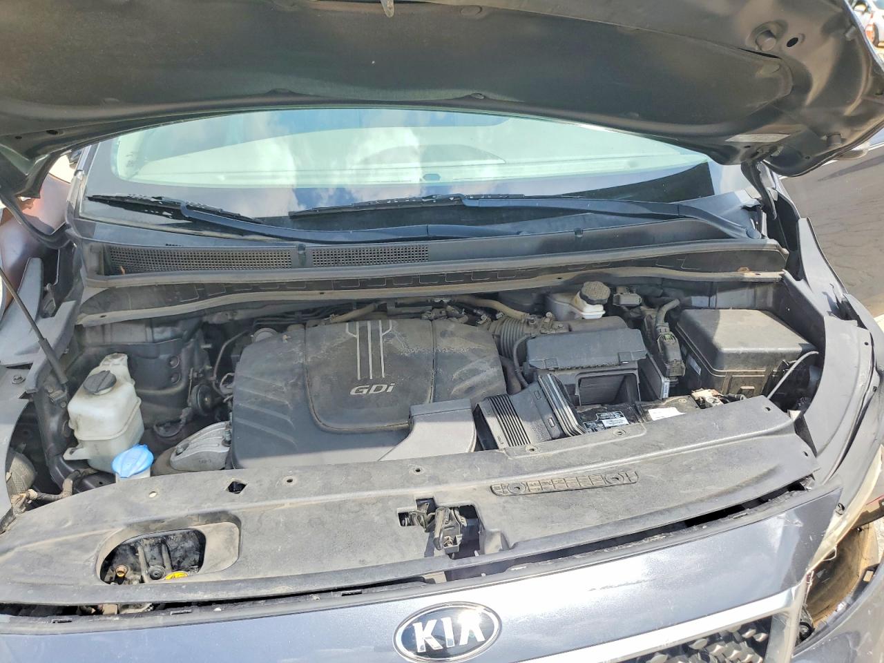 2015 Kia Sedona Sxl Charcoal vin: KNDME5C16F6029920