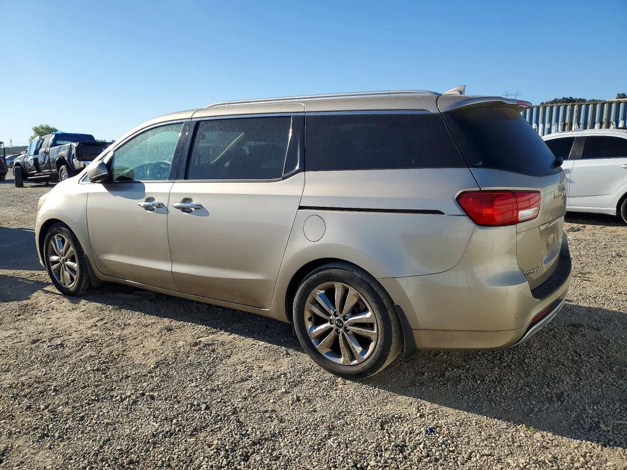 2015 Kia Sedona Sxl Tan vin: KNDME5C16F6046667