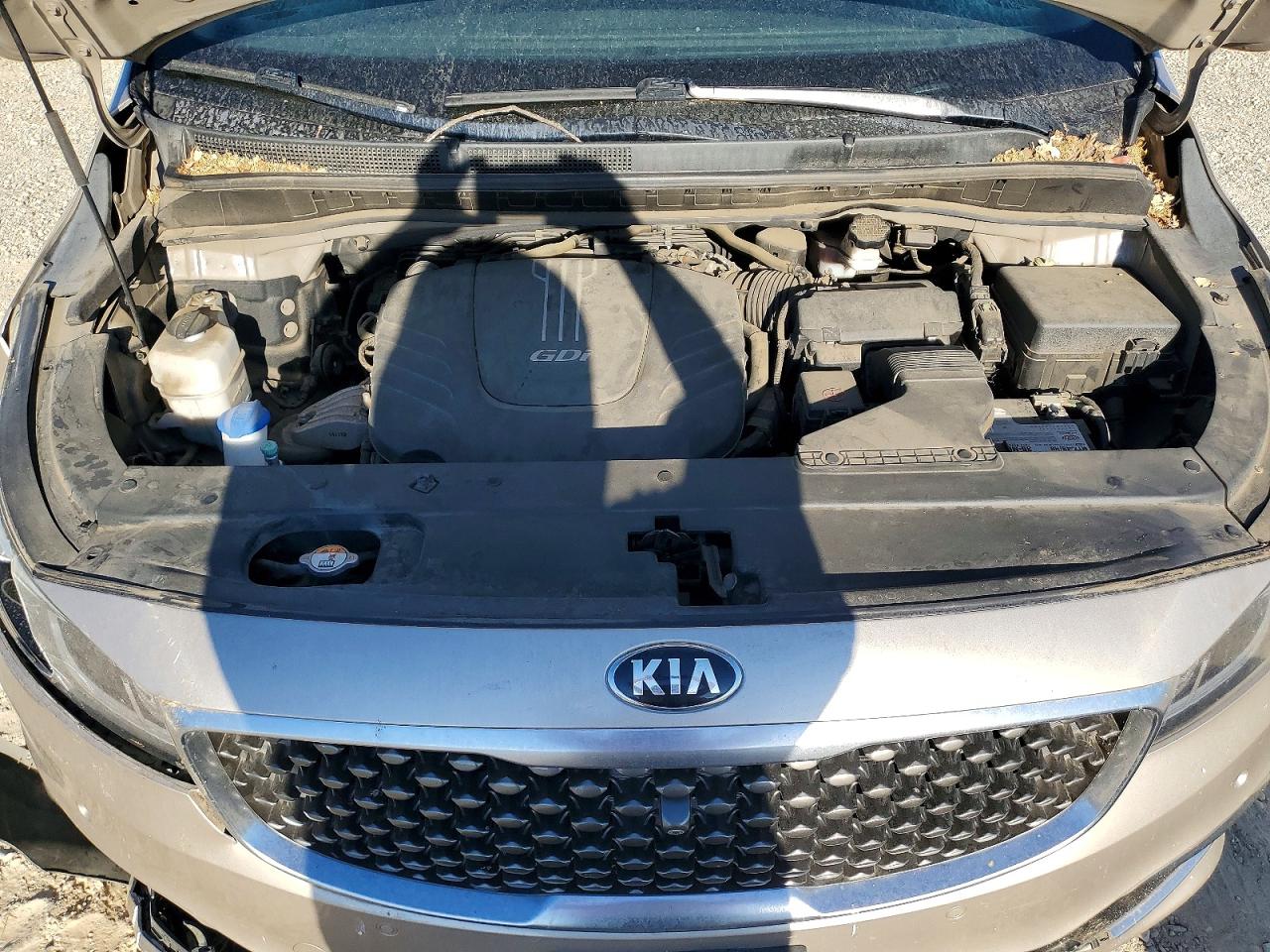 2015 Kia Sedona Sxl Tan vin: KNDME5C16F6046667