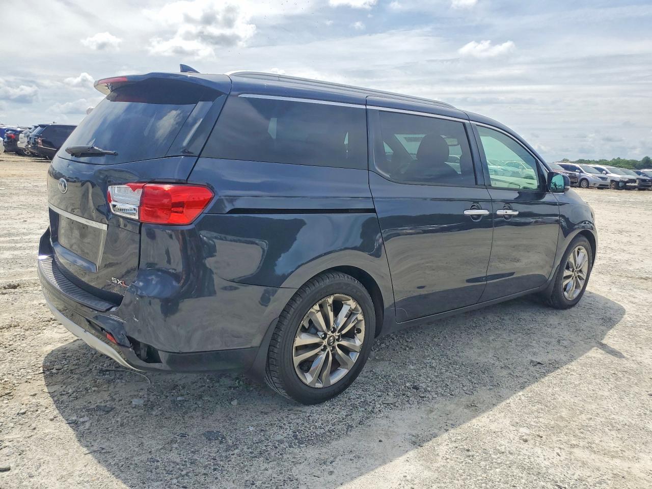 2015 Kia Sedona Sxl Gray vin: KNDME5C1XF6026700