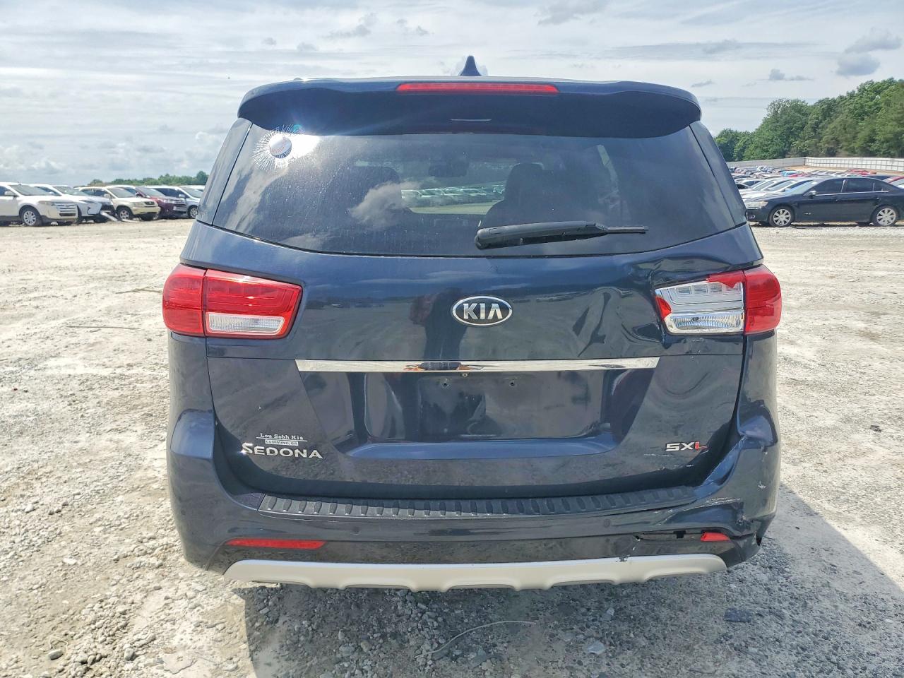 2015 Kia Sedona Sxl Gray vin: KNDME5C1XF6026700