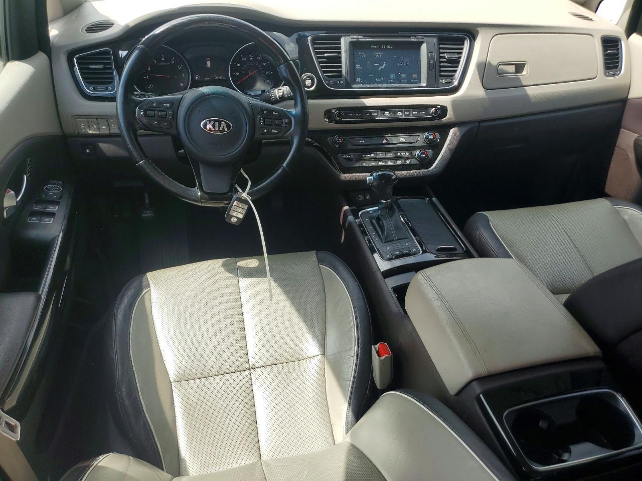 2015 Kia Sedona Sxl Gray vin: KNDME5C1XF6026700