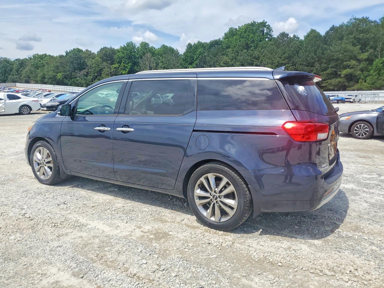 2015 Kia Sedona Sxl Gray vin: KNDME5C1XF6026700