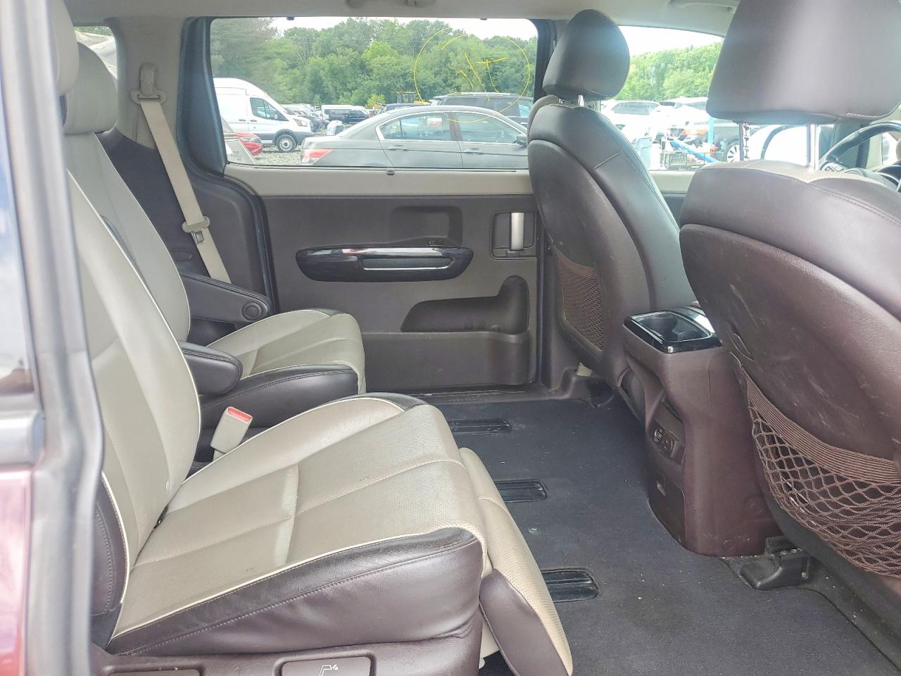 2015 Kia Sedona Sxl Burgundy vin: KNDME5C1XF6030231
