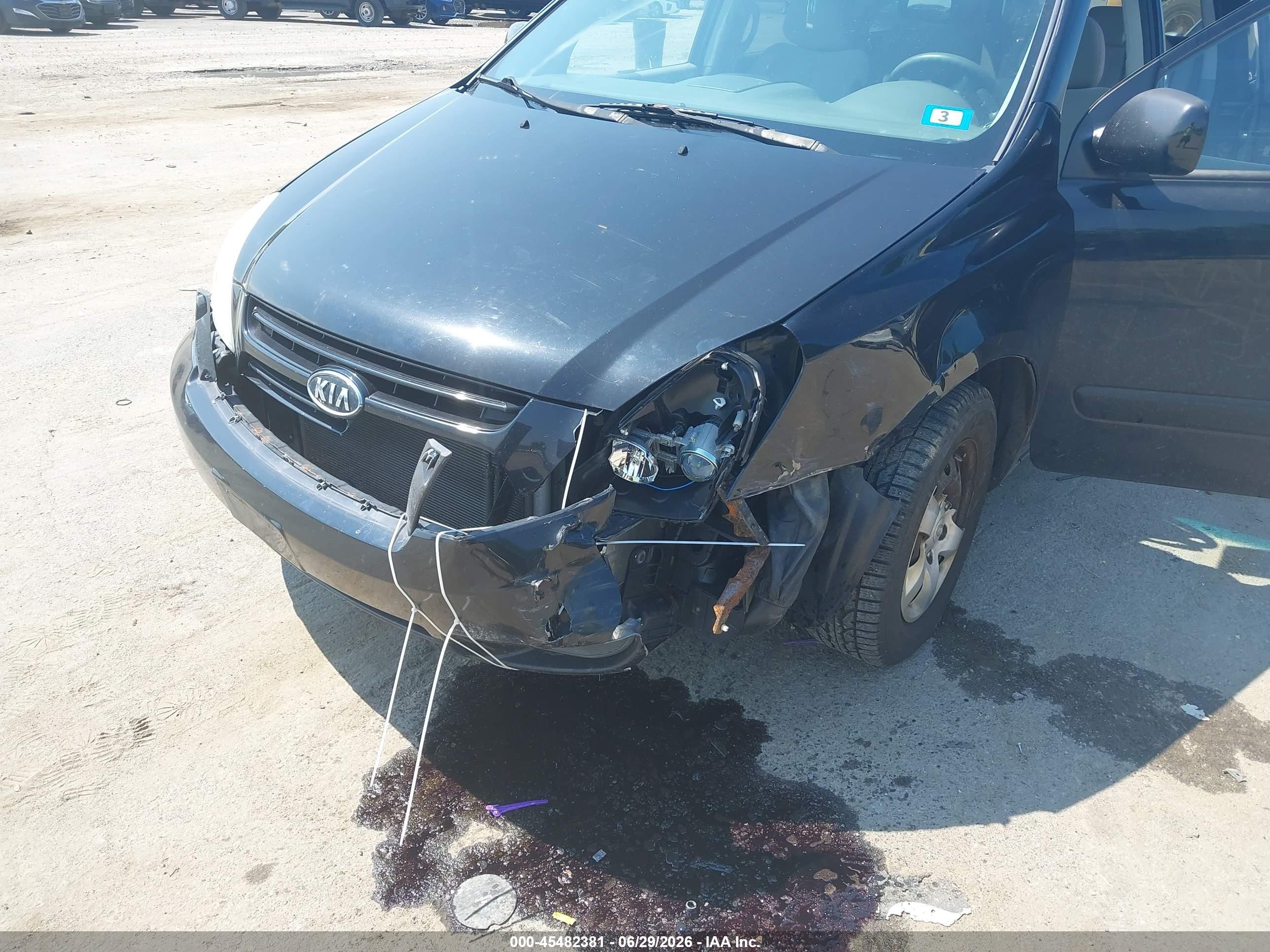 2010 Kia Sedona Lx Черный vin: KNDMG4C33A6347590