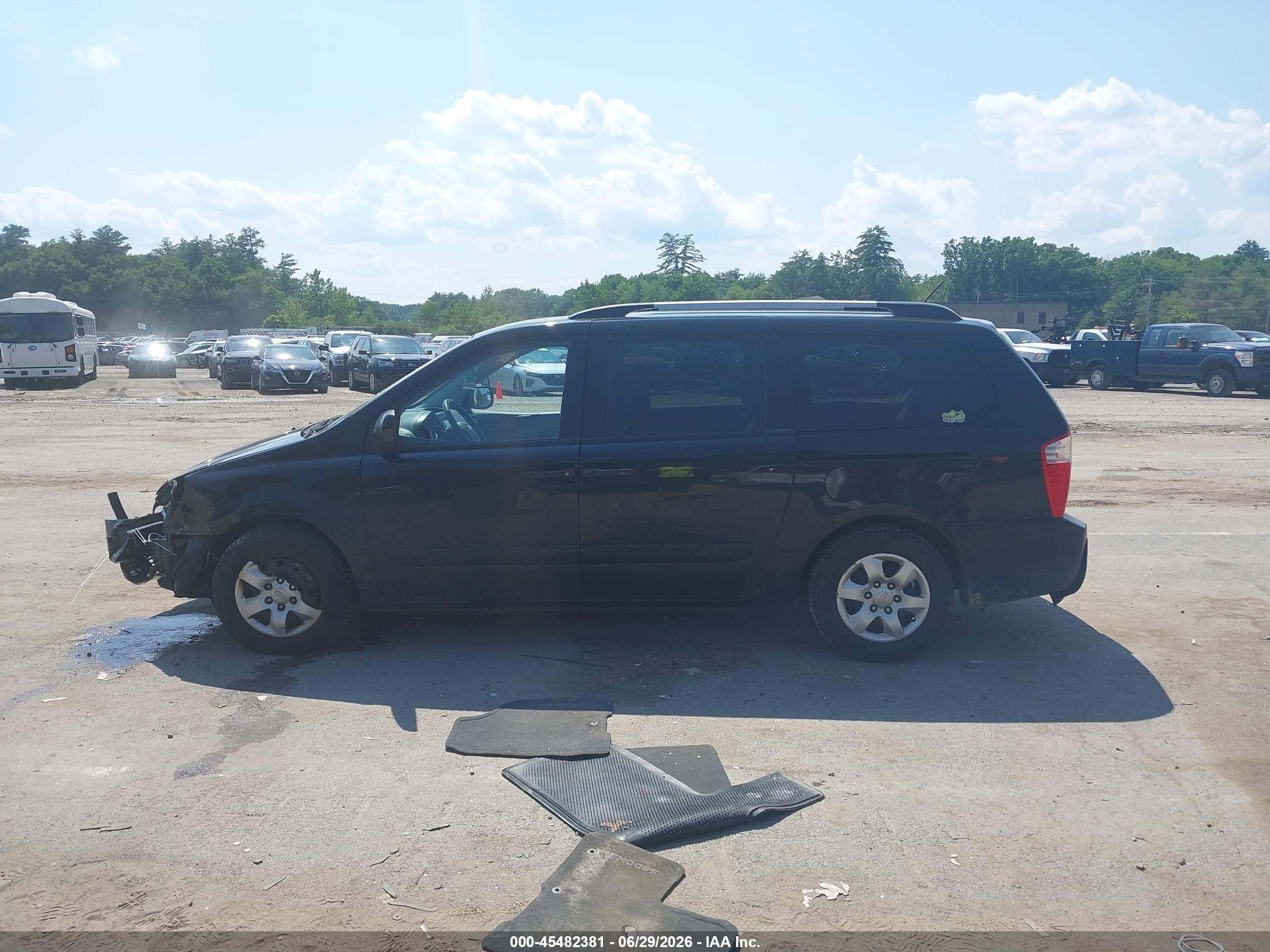 2010 Kia Sedona Lx Черный vin: KNDMG4C33A6347590