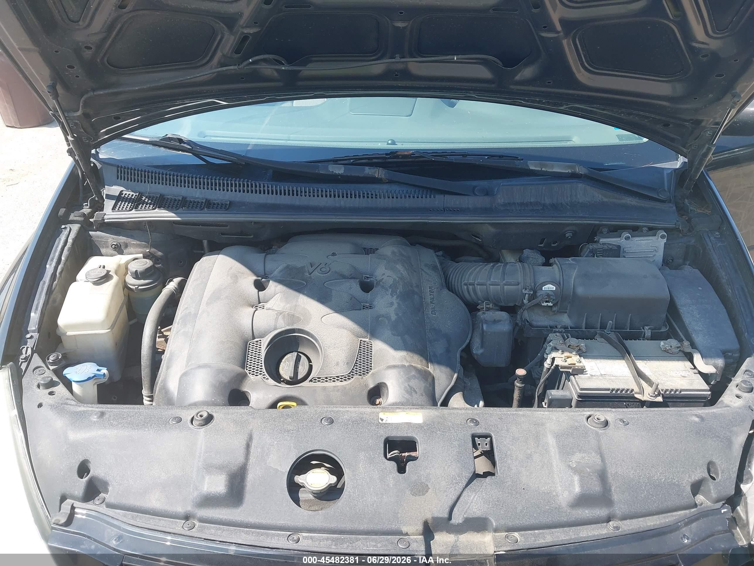 2010 Kia Sedona Lx Черный vin: KNDMG4C33A6347590