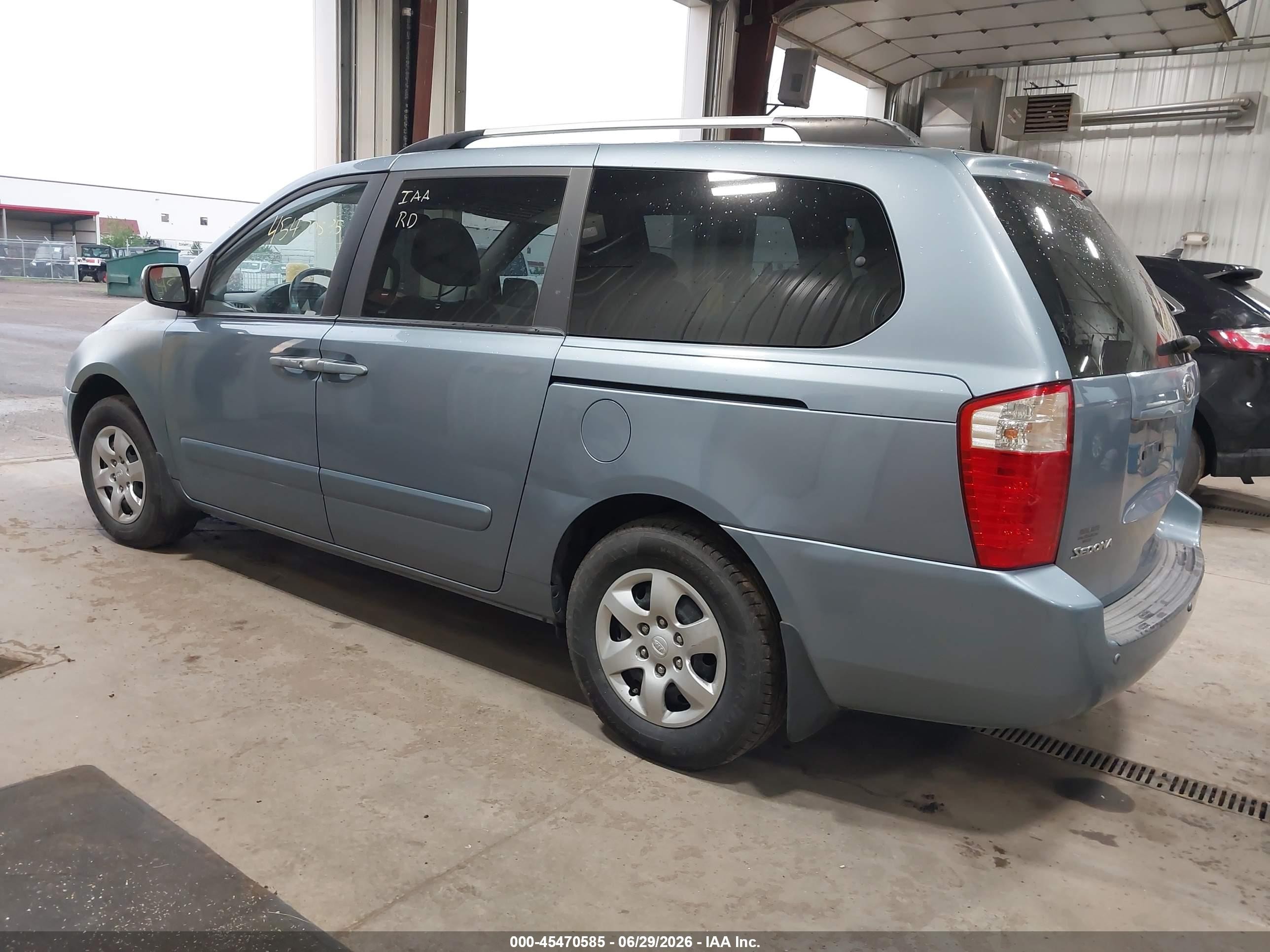 2010 Kia Sedona Lx Blue vin: KNDMG4C35A6348689