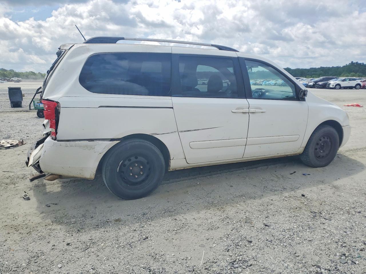 2010 Kia Sedona Lx White vin: KNDMG4C36A6347003