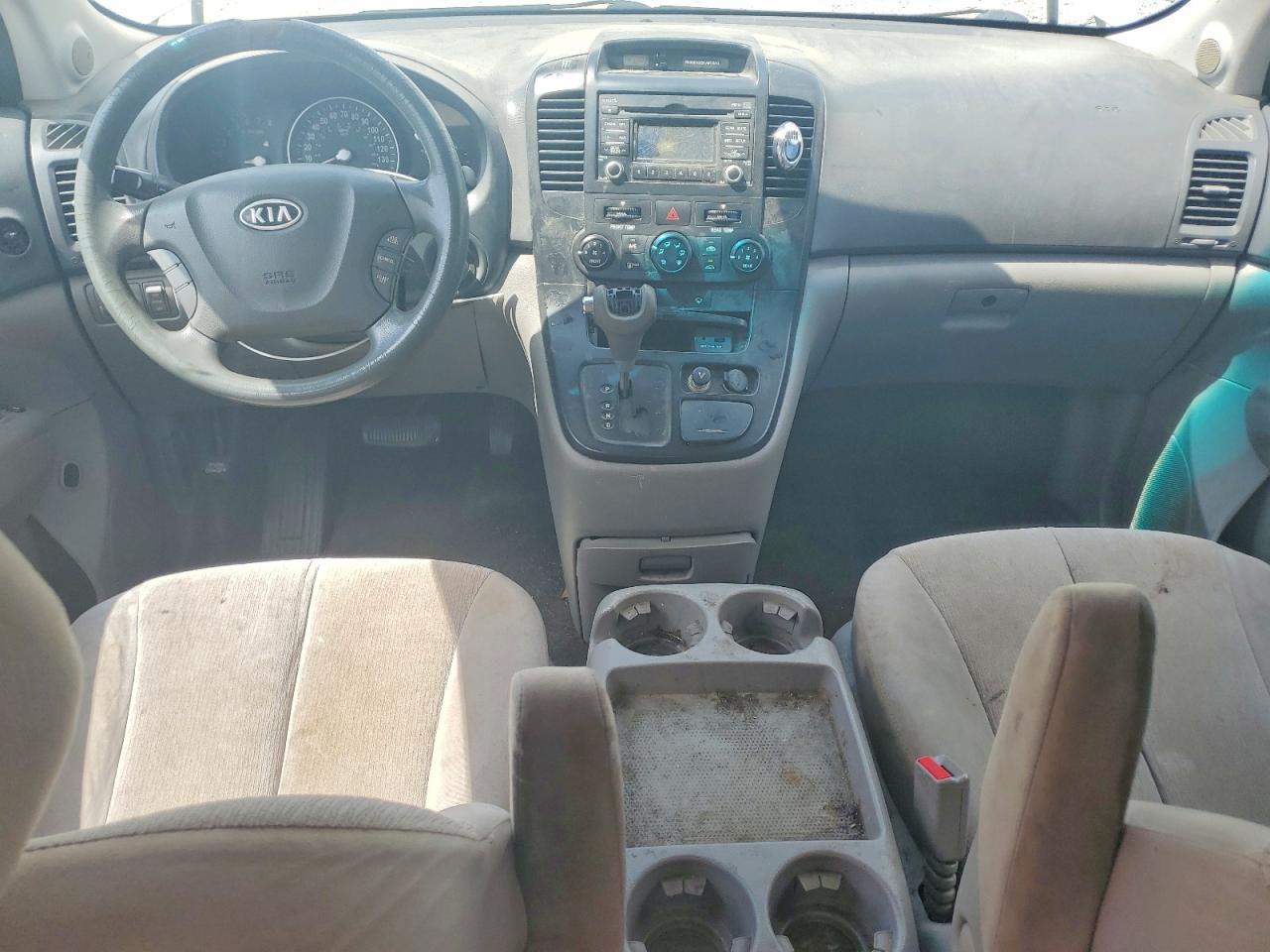 2010 Kia Sedona Lx White vin: KNDMG4C36A6347003
