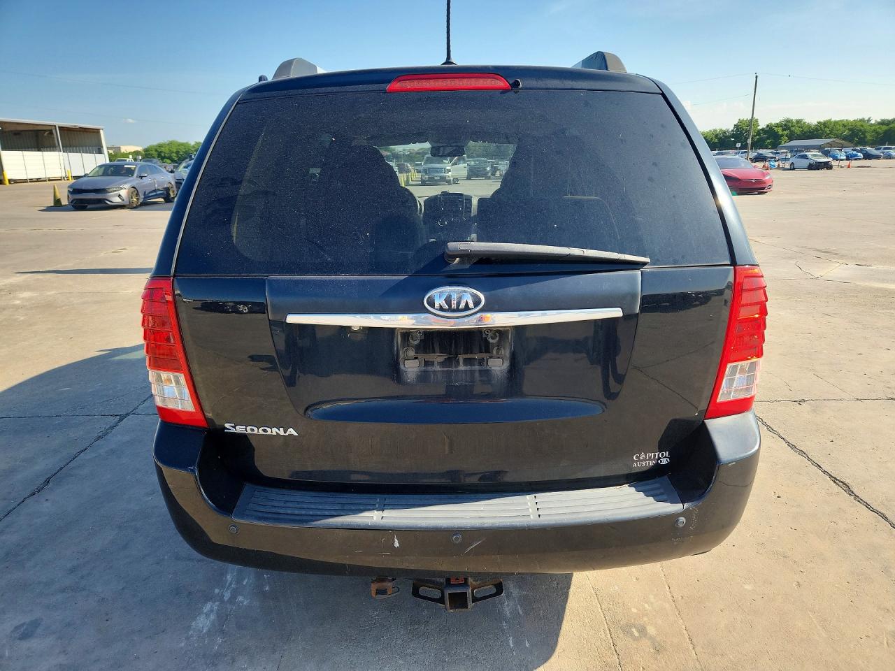2012 Kia Sedona Lx Black vin: KNDMG4C70C6499221