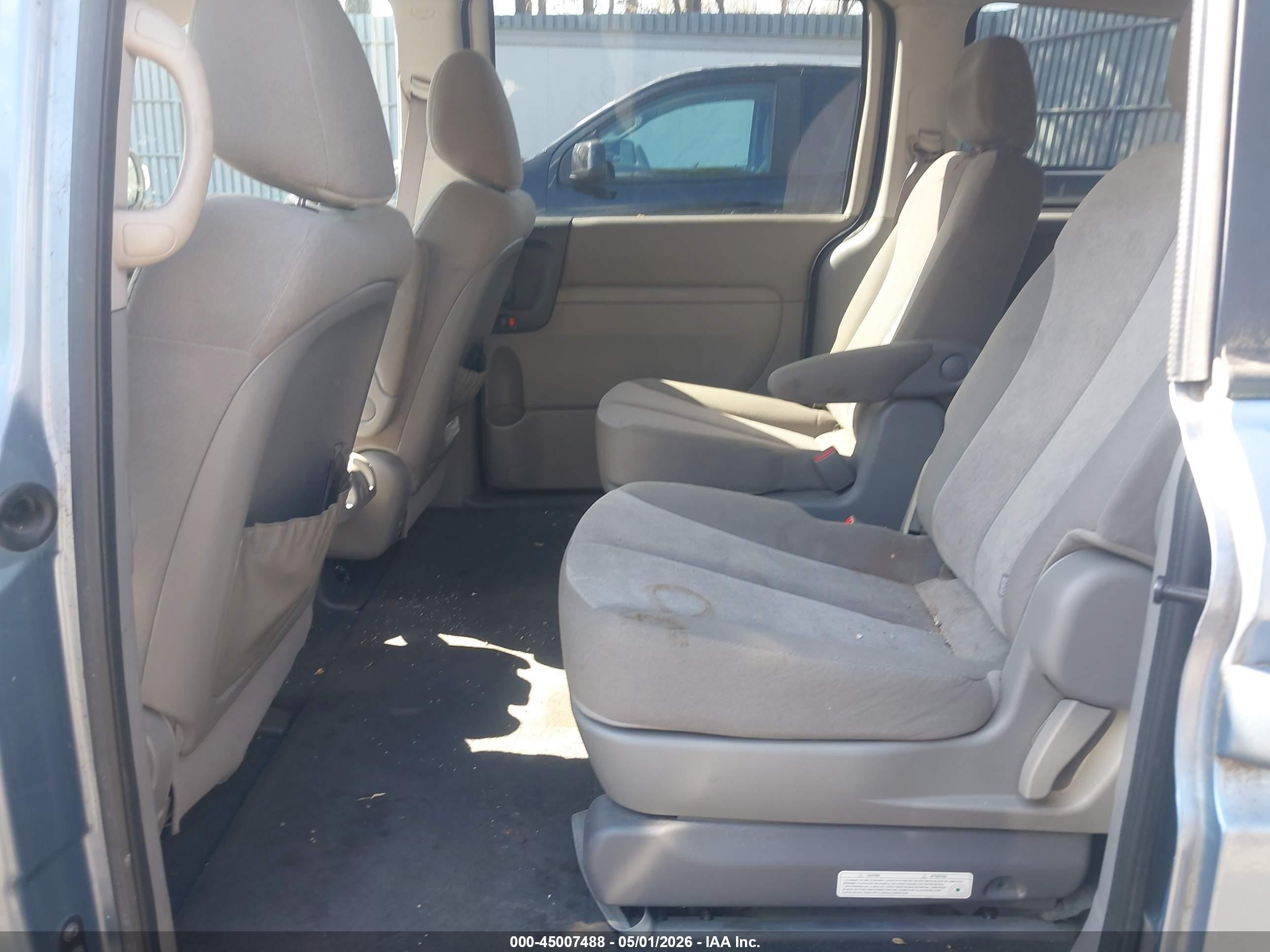 2012 Kia Sedona Lx Синий vin: KNDMG4C71C6500019