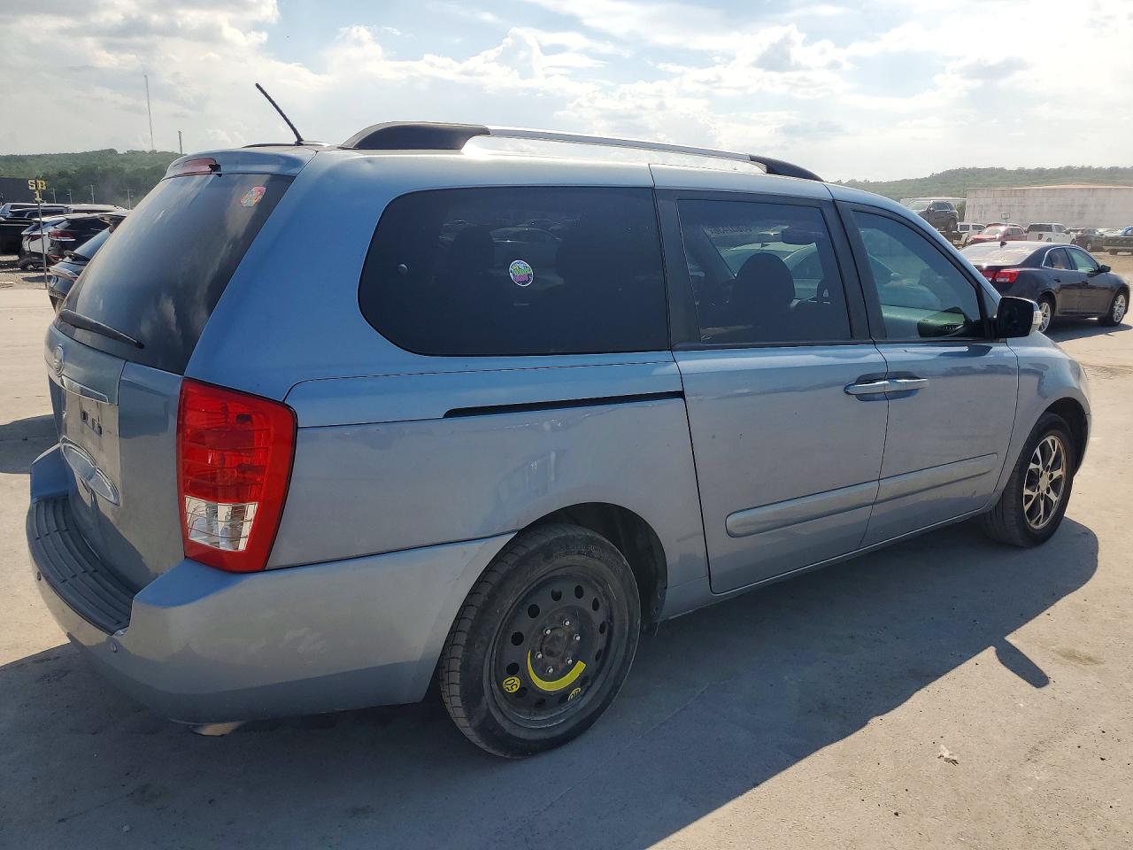 2014 Kia Sedona Lx Blue vin: KNDMG4C71E6554469