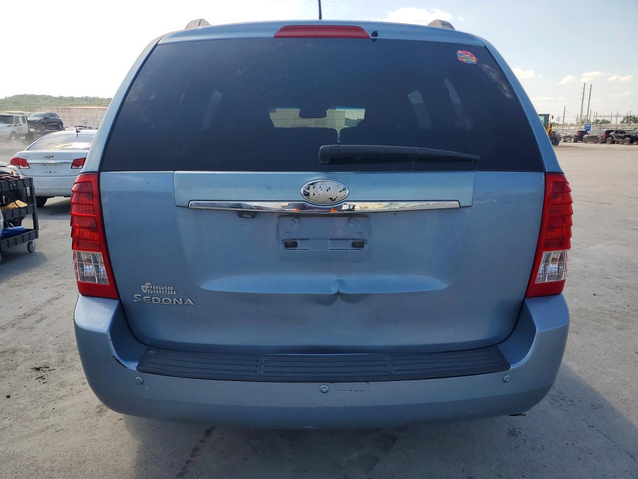 2014 Kia Sedona Lx Blue vin: KNDMG4C71E6554469
