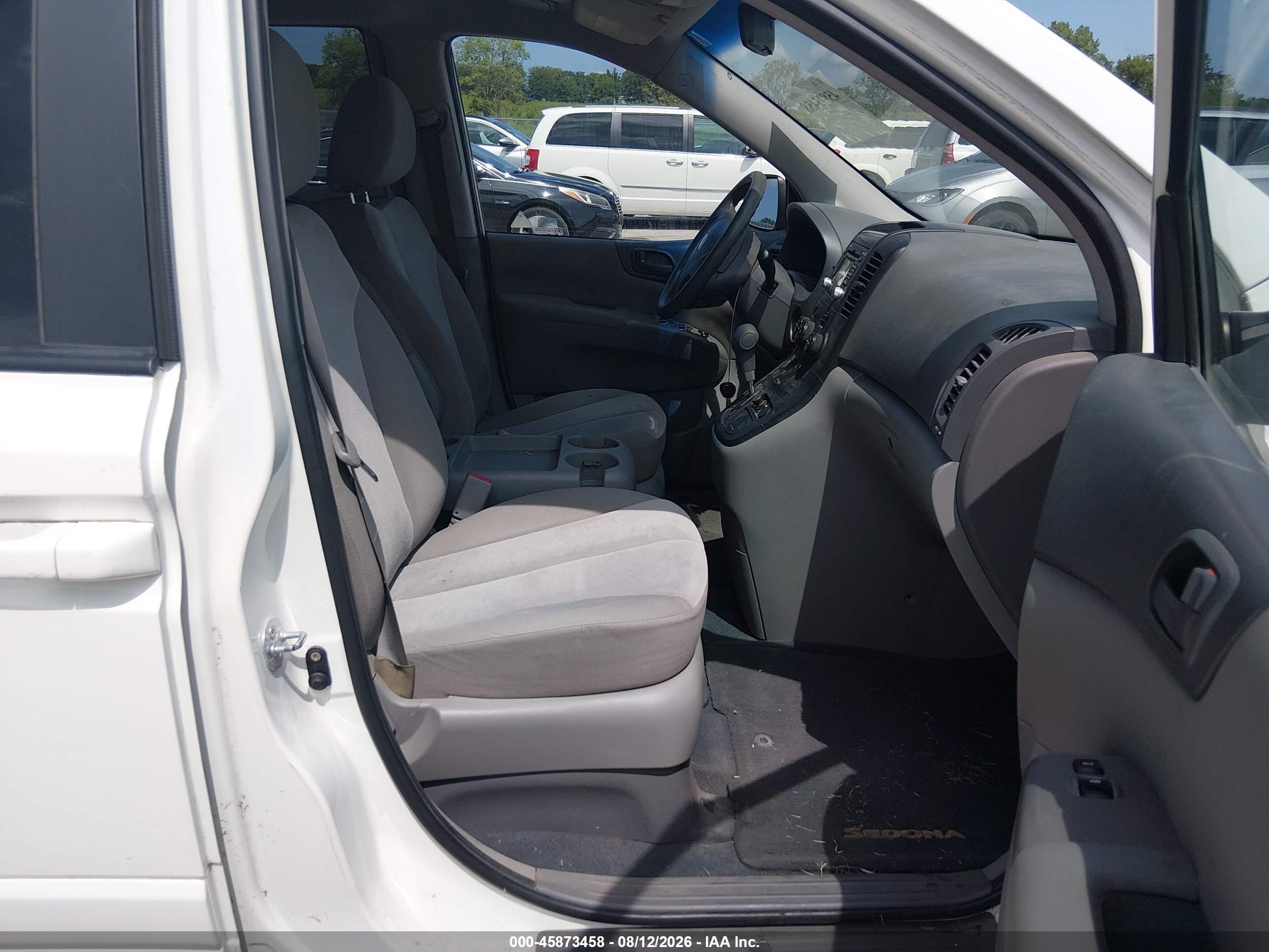 2012 Kia Sedona Lx White vin: KNDMG4C73C6415599