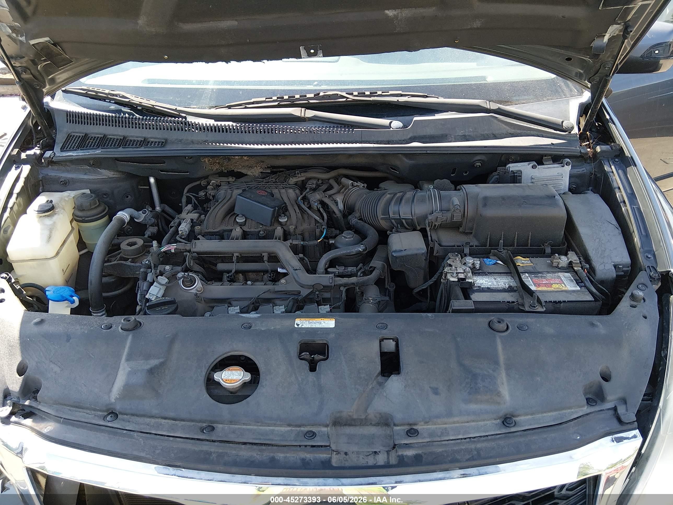 2012 Kia Sedona Lx Blue vin: KNDMG4C73C6499312