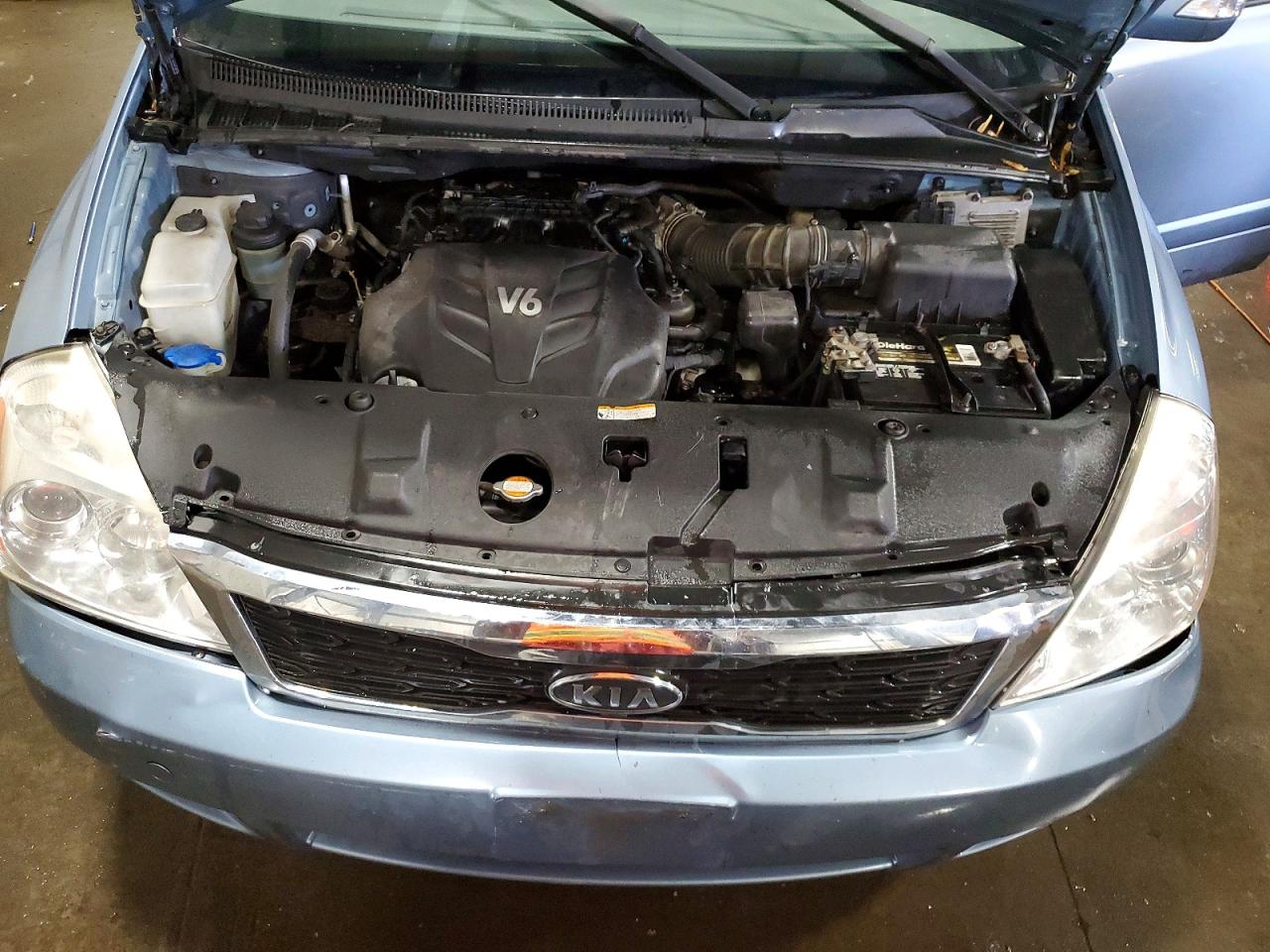 2012 Kia Sedona Lx Blue vin: KNDMG4C74C6418351