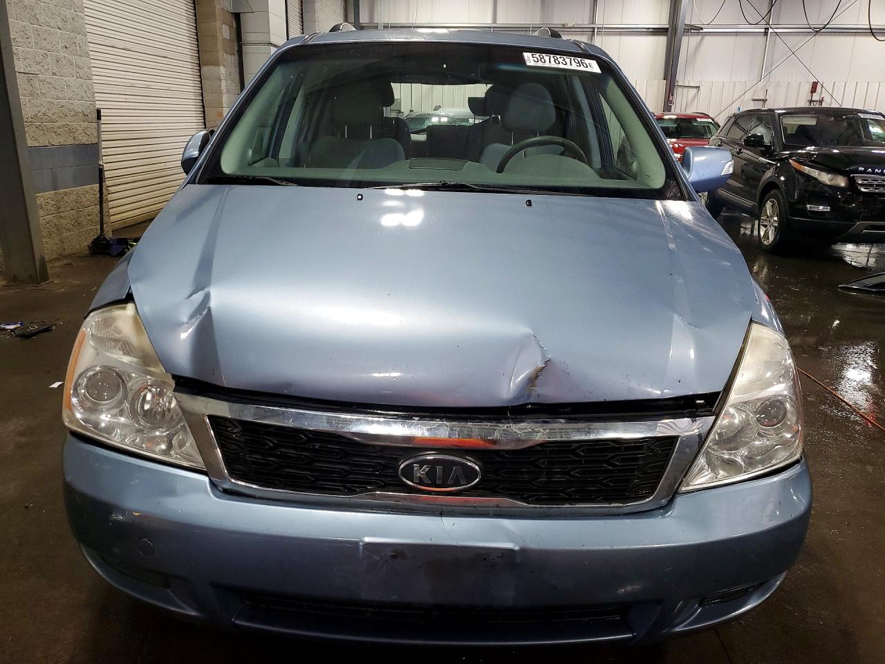 2012 Kia Sedona Lx Blue vin: KNDMG4C74C6418351