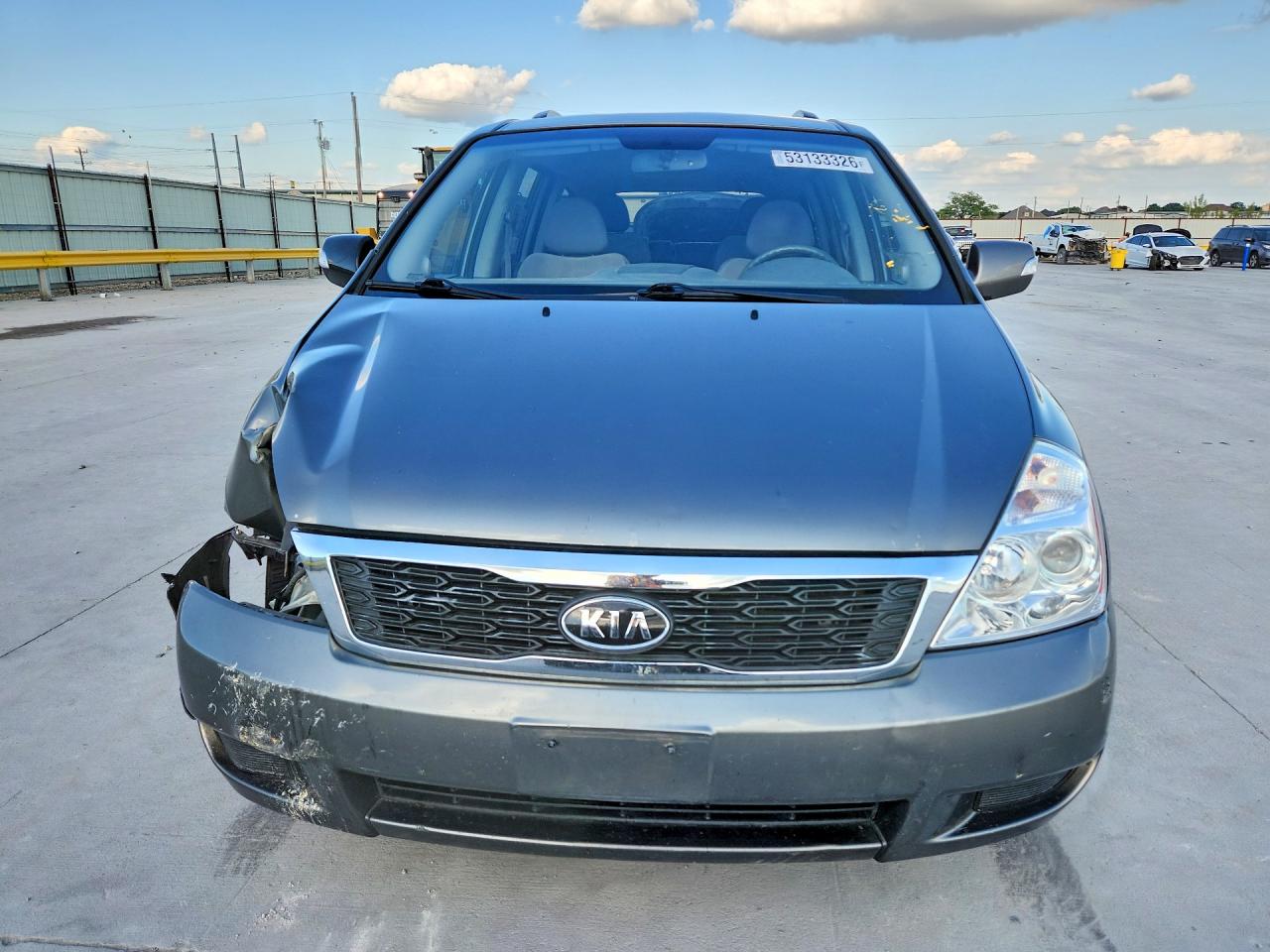 2012 Kia Sedona Lx Beige vin: KNDMG4C74C6432315