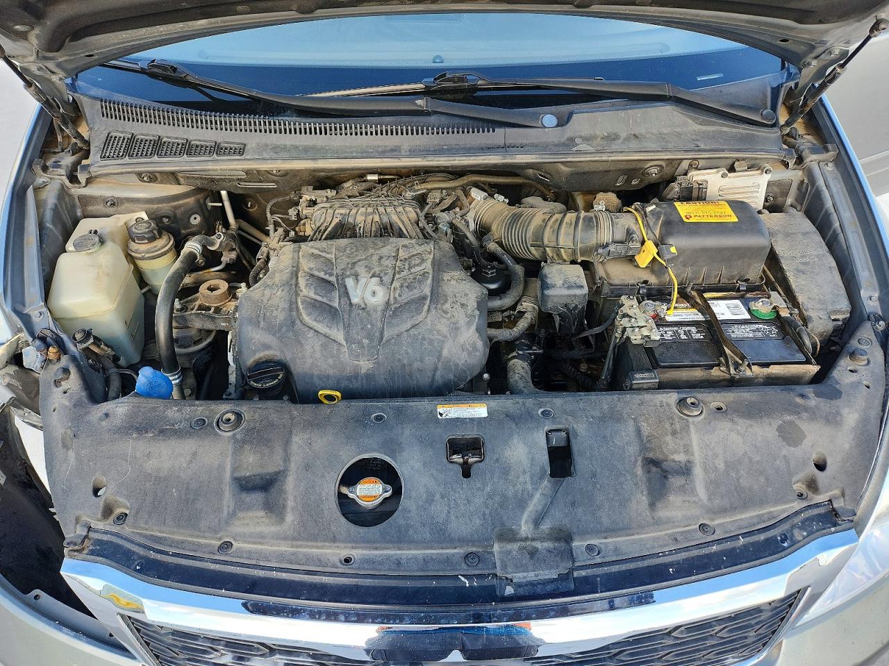 2012 Kia Sedona Lx Beige vin: KNDMG4C74C6432315