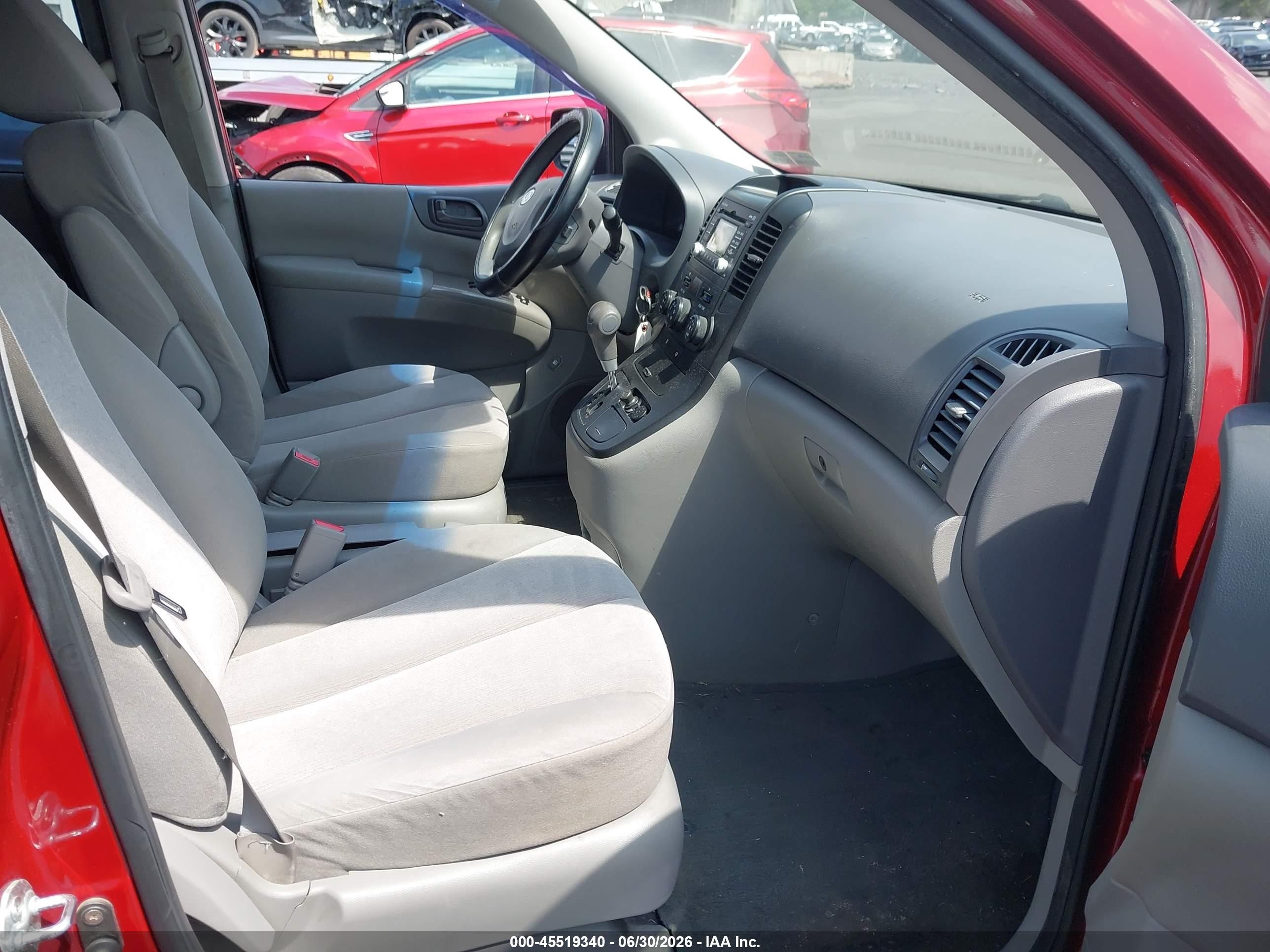 2012 Kia Sedona Lx Red vin: KNDMG4C74C6447803