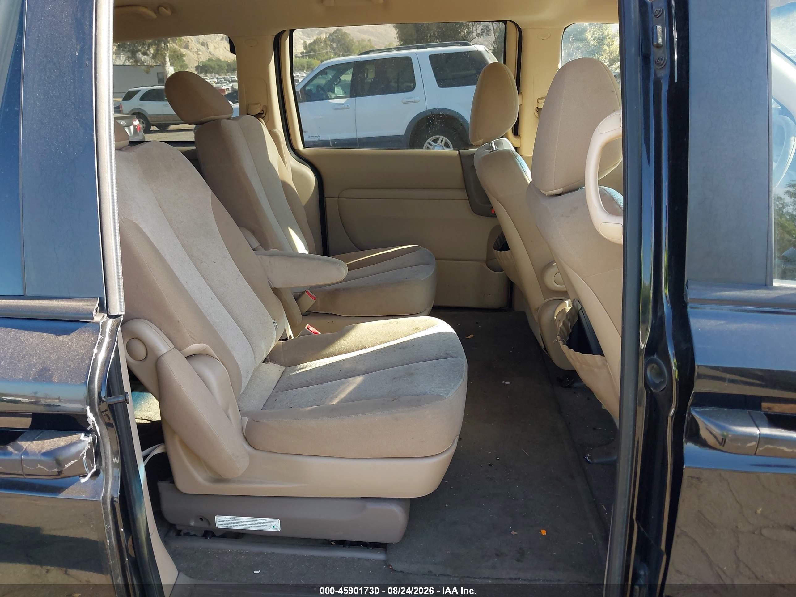 2012 Kia Sedona Lx Black vin: KNDMG4C74C6470269