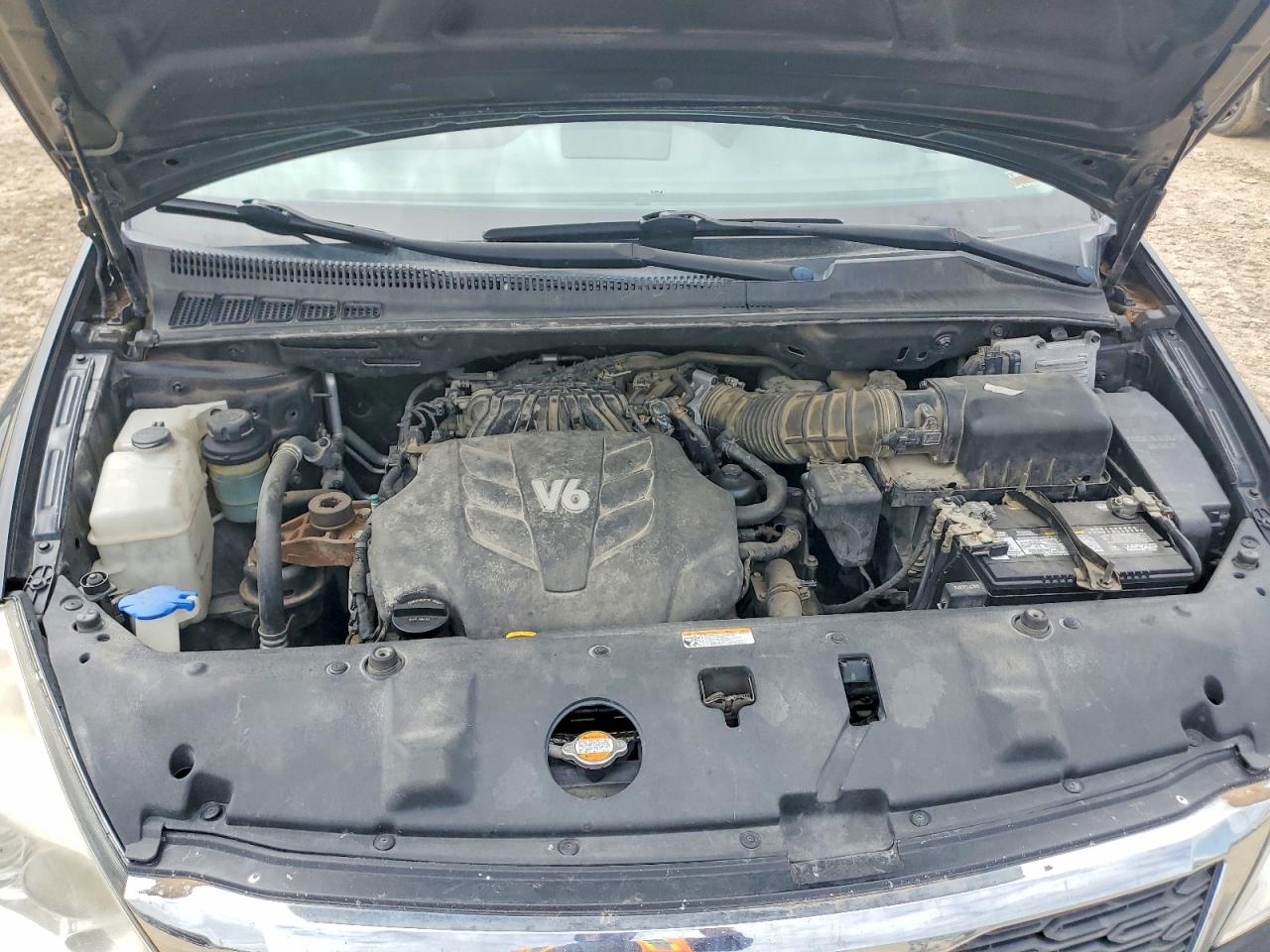 2011 Kia Sedona Lx Черный vin: KNDMG4C75B6412332