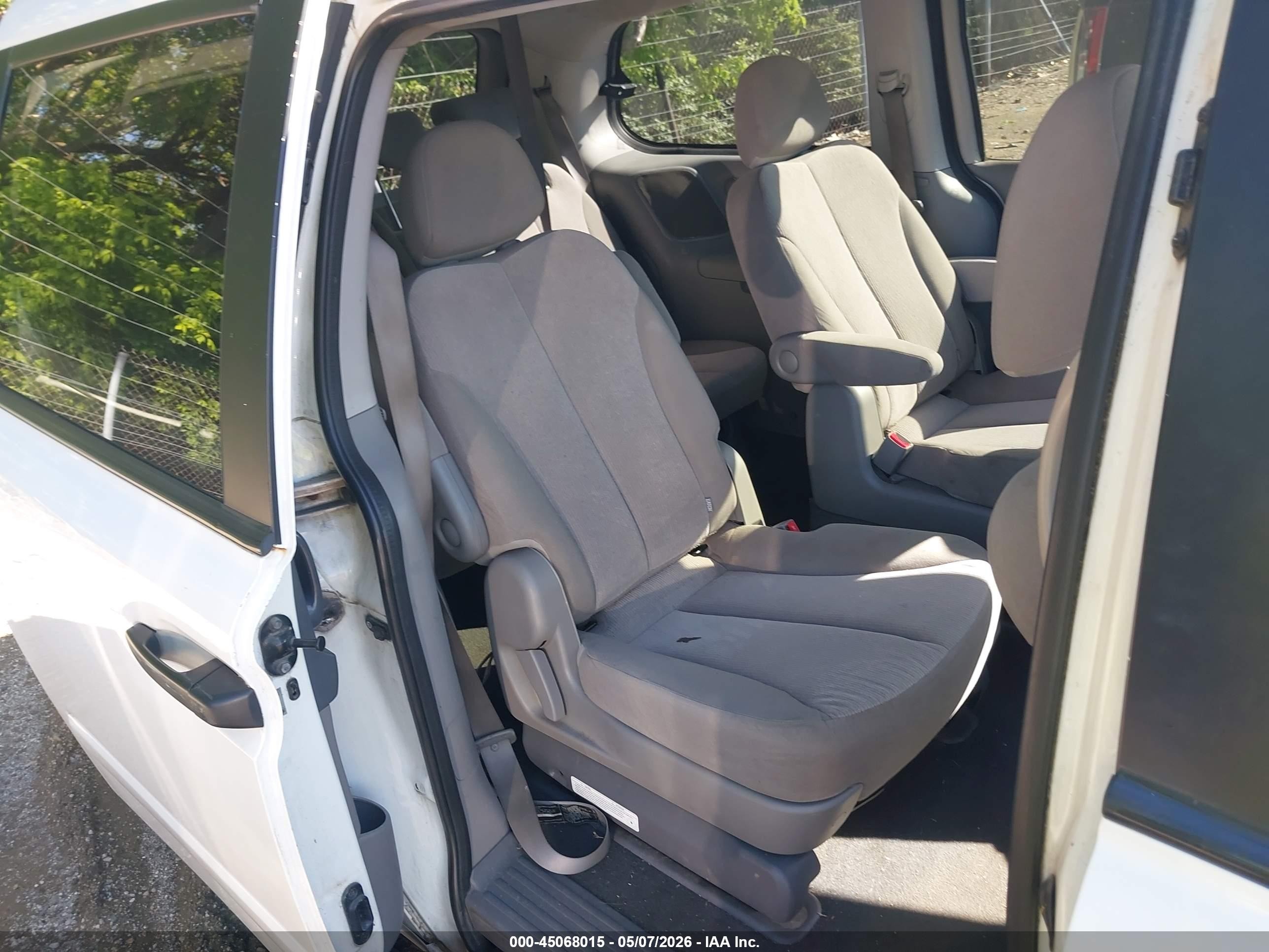 2012 Kia Sedona Lx Белый vin: KNDMG4C75C6500895
