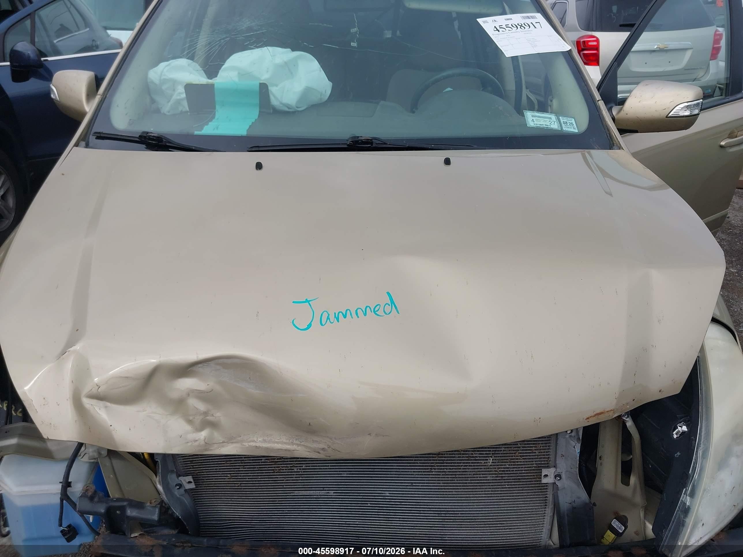 2012 Kia Sedona Lx Tan vin: KNDMG4C76C6426287