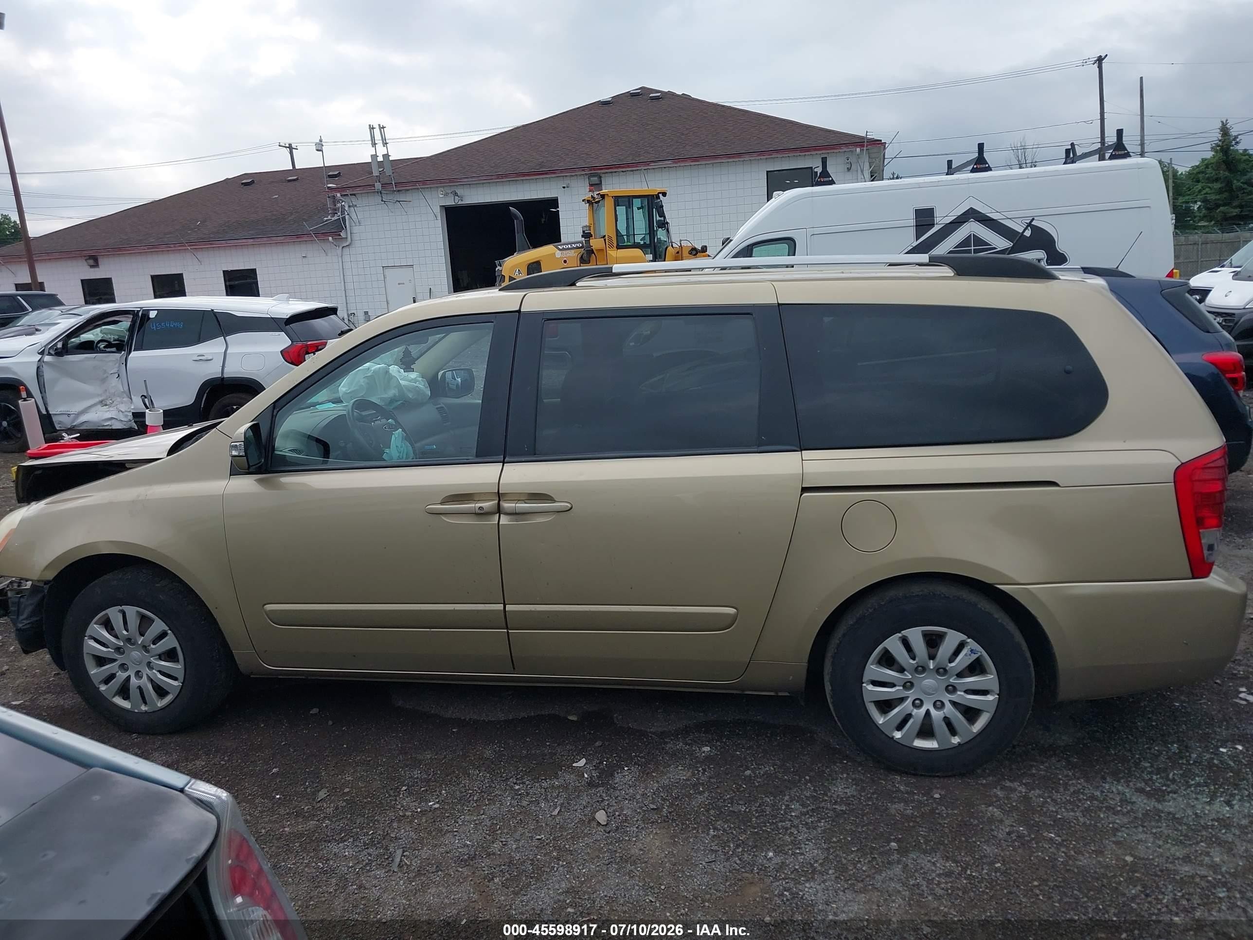 2012 Kia Sedona Lx Tan vin: KNDMG4C76C6426287