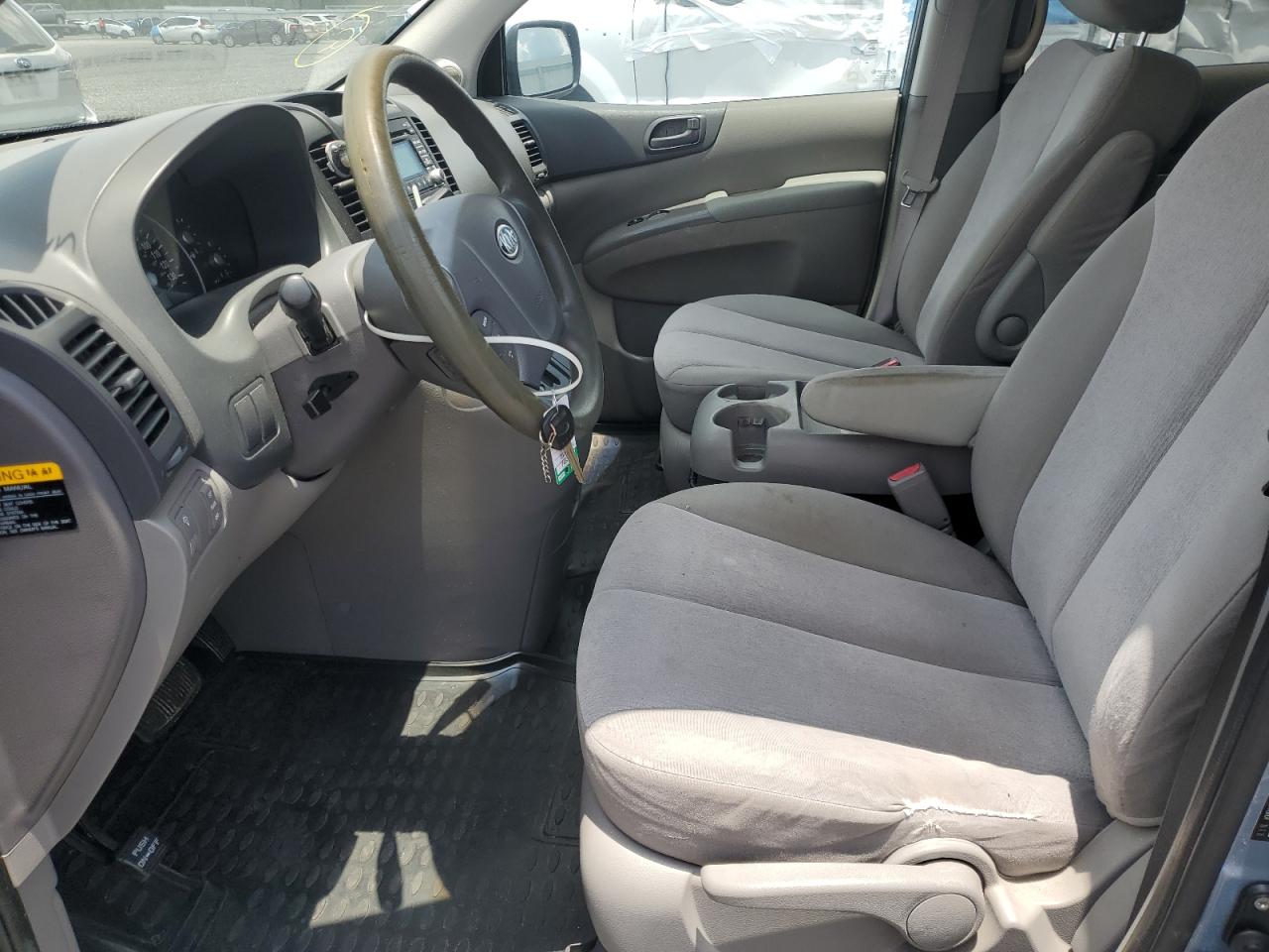 2012 Kia Sedona Lx Blue vin: KNDMG4C76C6486361