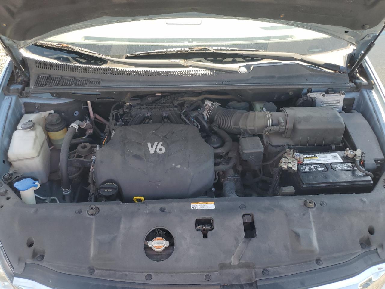 2012 Kia Sedona Lx Blue vin: KNDMG4C76C6486361