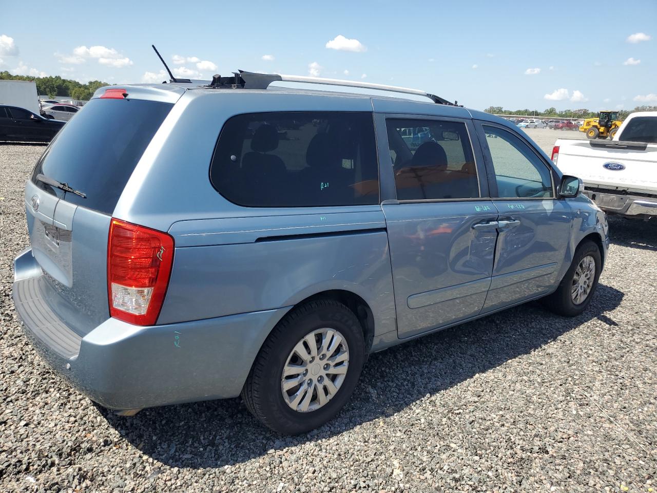 2012 Kia Sedona Lx Blue vin: KNDMG4C76C6486361