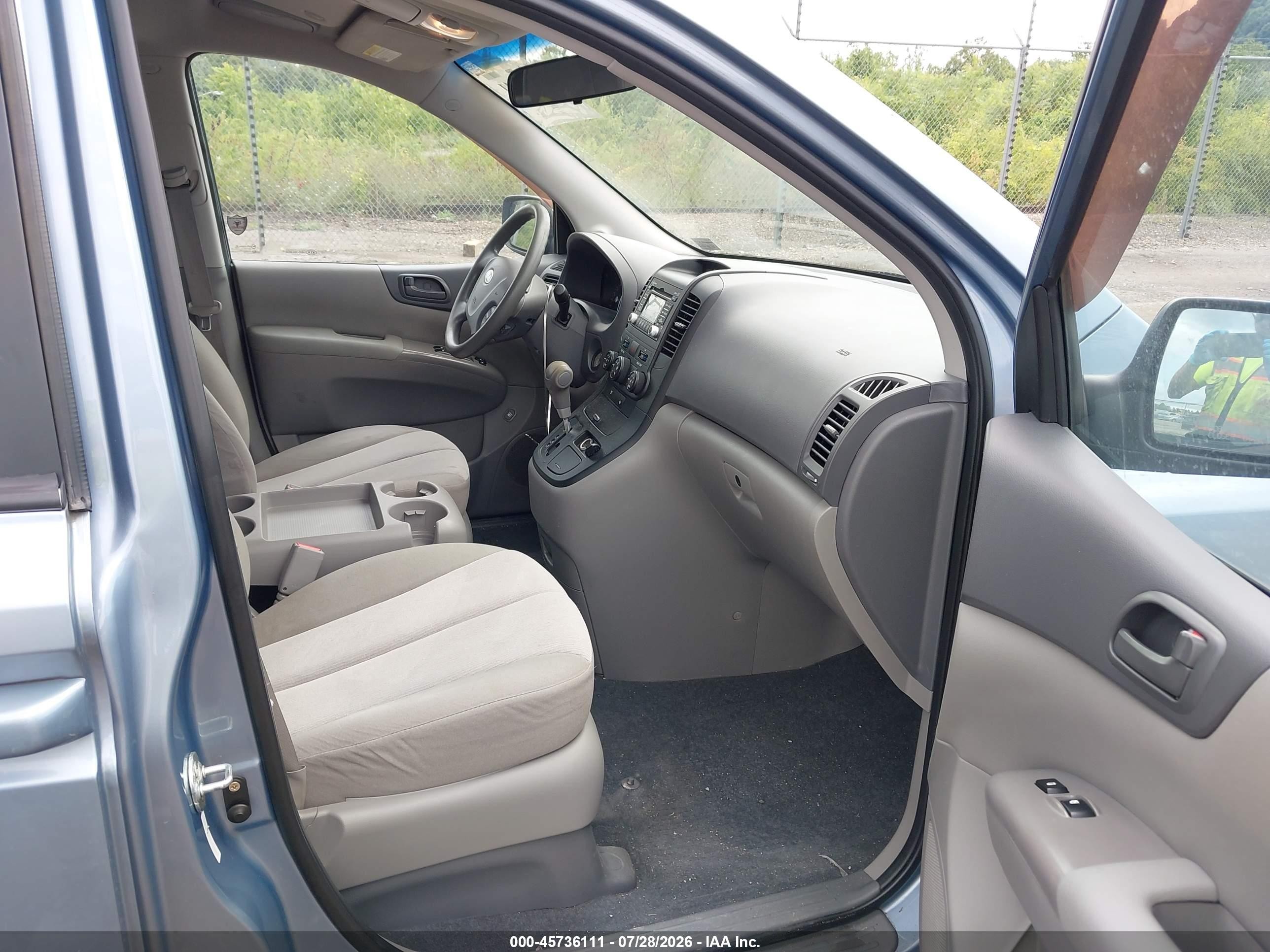 2012 Kia Sedona Lx Light Blue vin: KNDMG4C76C6502803