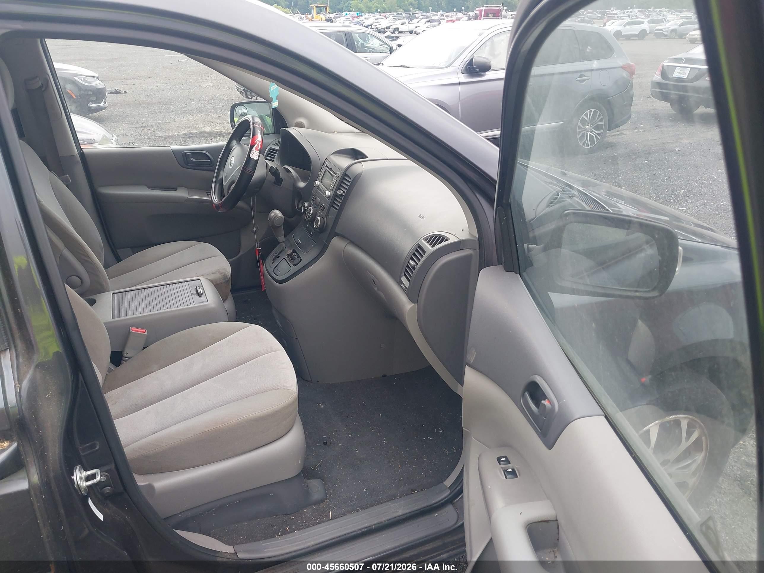 2014 Kia Sedona Lx Black vin: KNDMG4C76E6538834