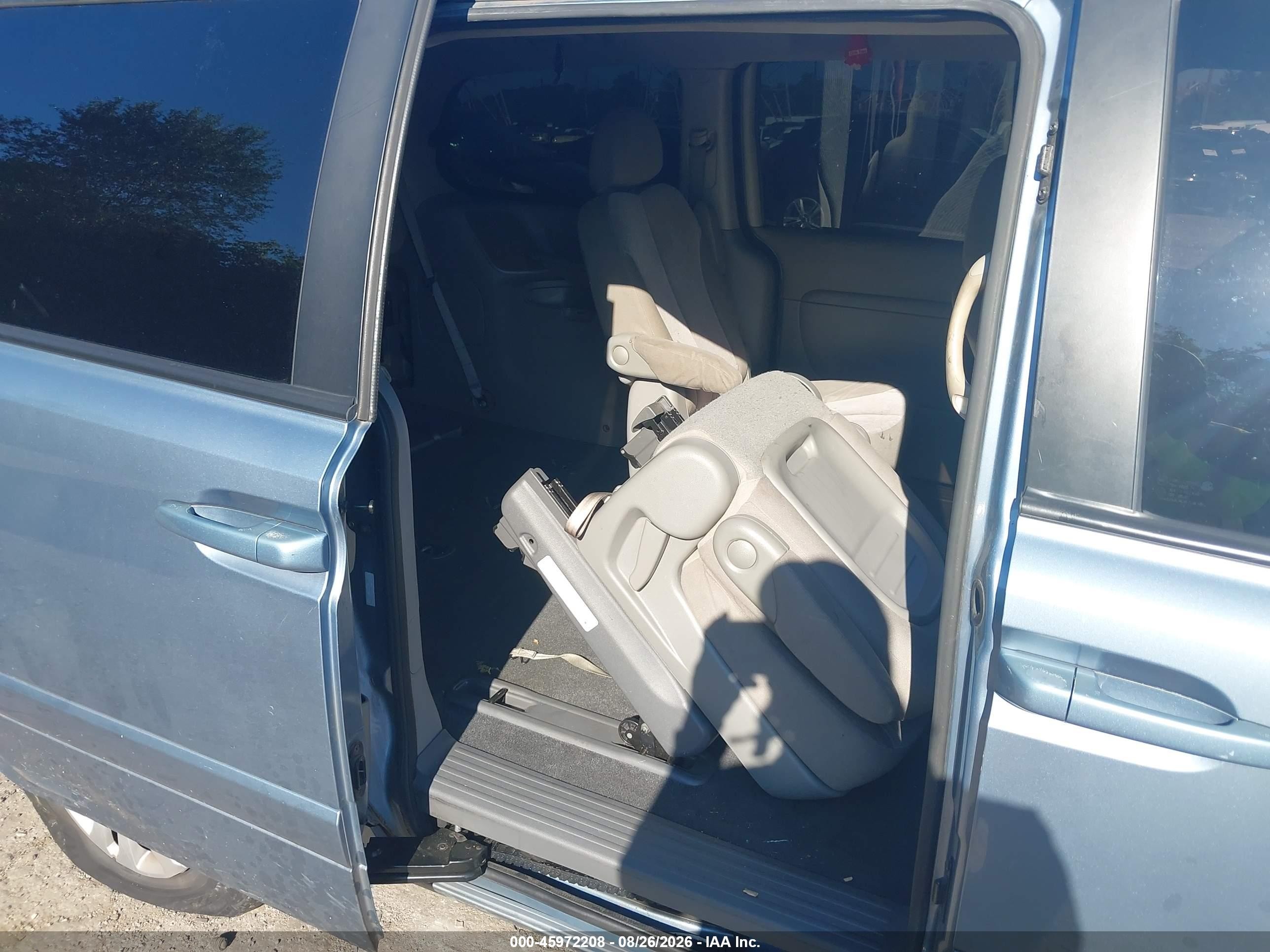 2012 Kia Sedona Lx Light Blue vin: KNDMG4C77C6432664