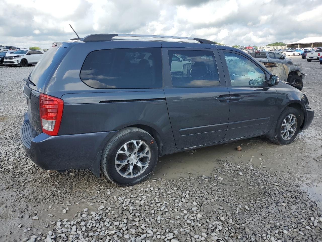 2014 Kia Sedona Lx Серый vin: KNDMG4C77E6554766