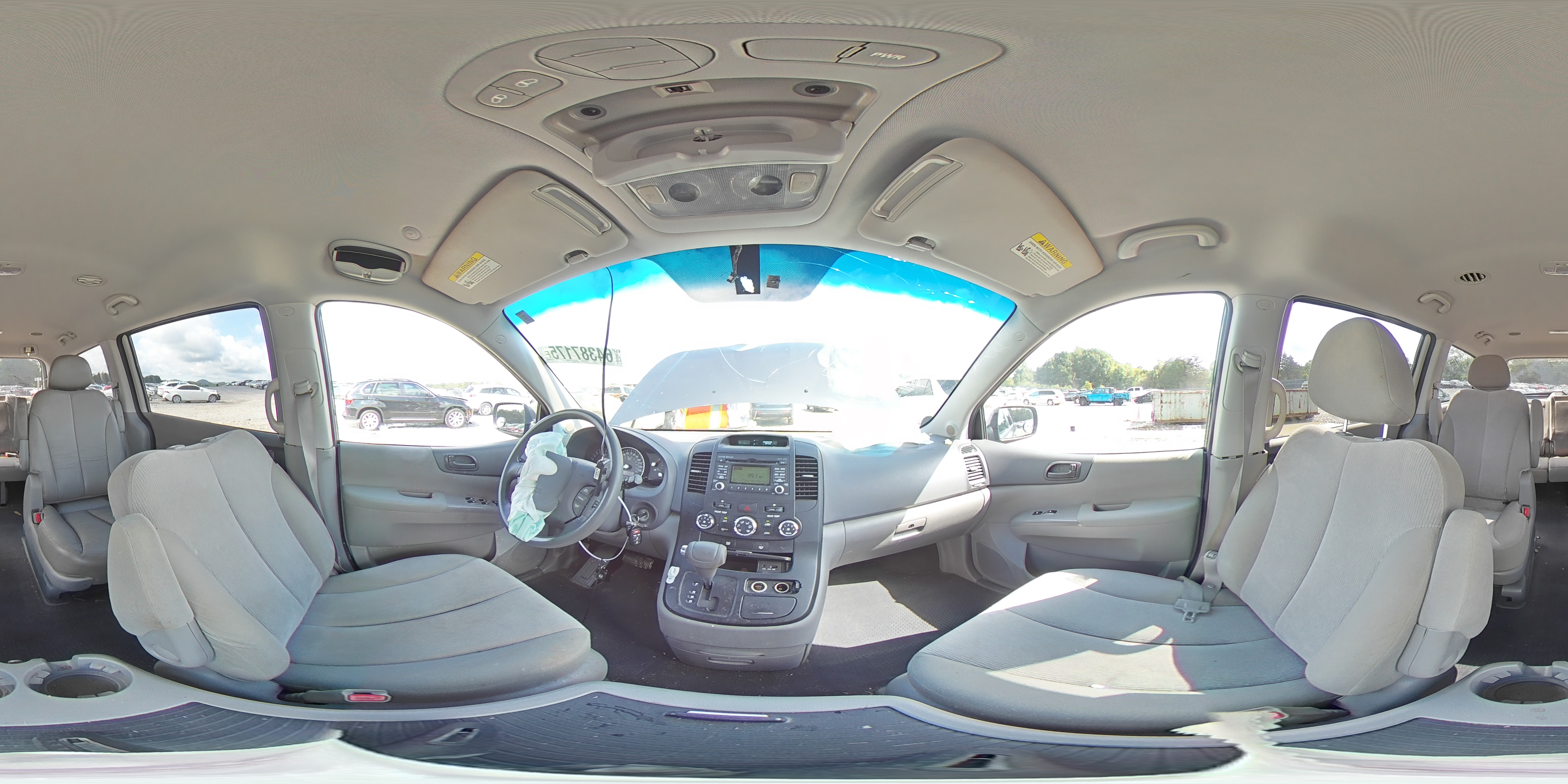 2014 Kia Sedona Lx Серый vin: KNDMG4C77E6554766