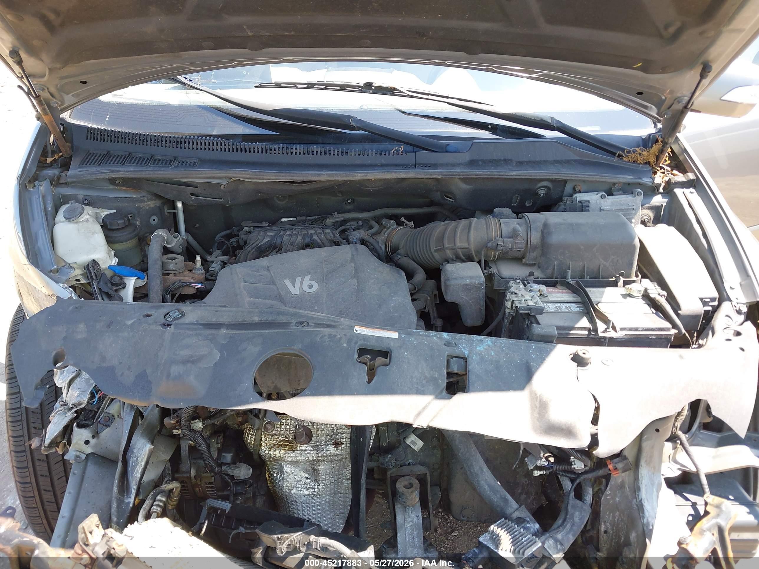 2011 Kia Sedona Lx Gray vin: KNDMG4C78B6406623
