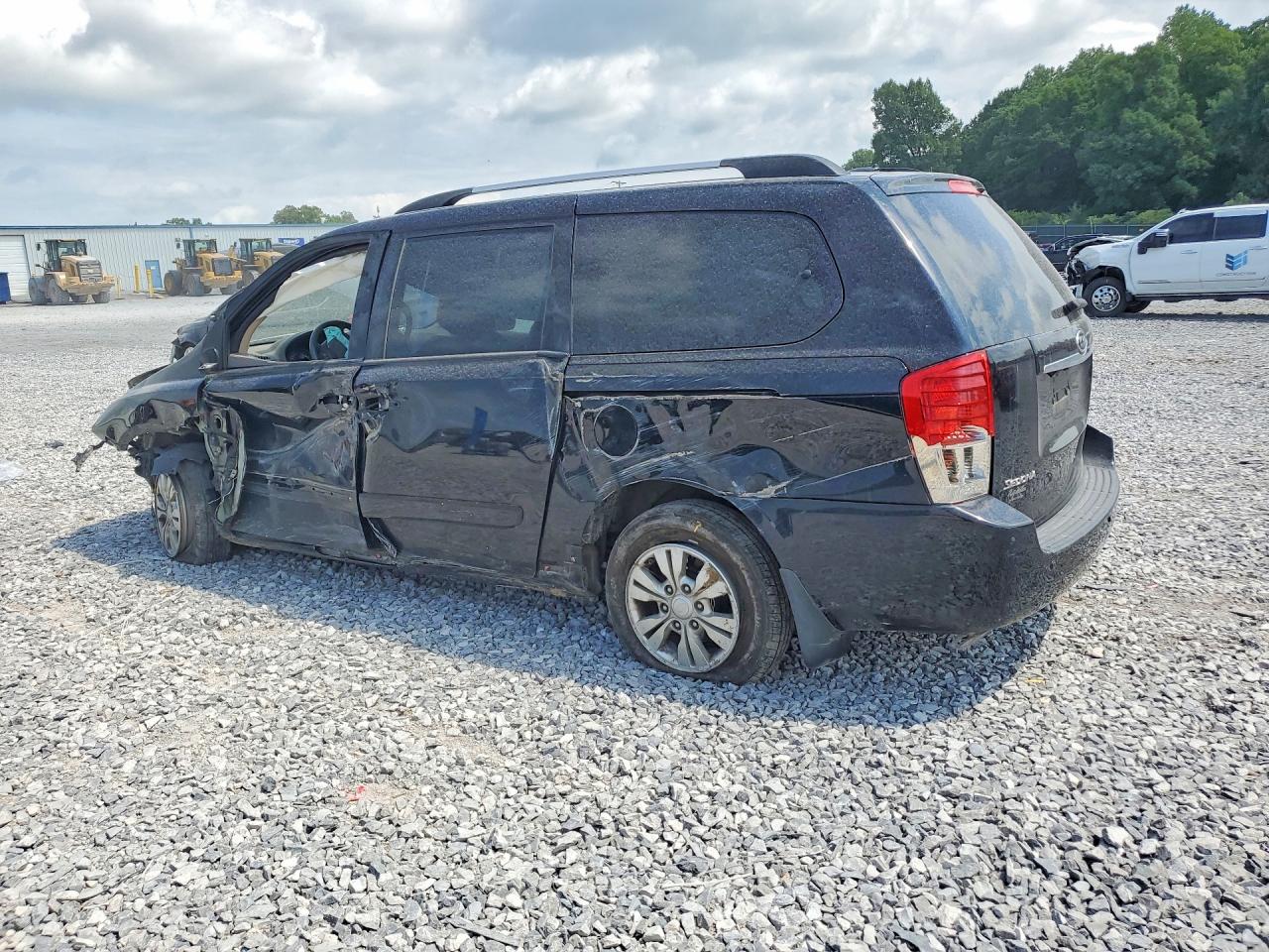 2012 Kia Sedona Lx Black vin: KNDMG4C78C6445939