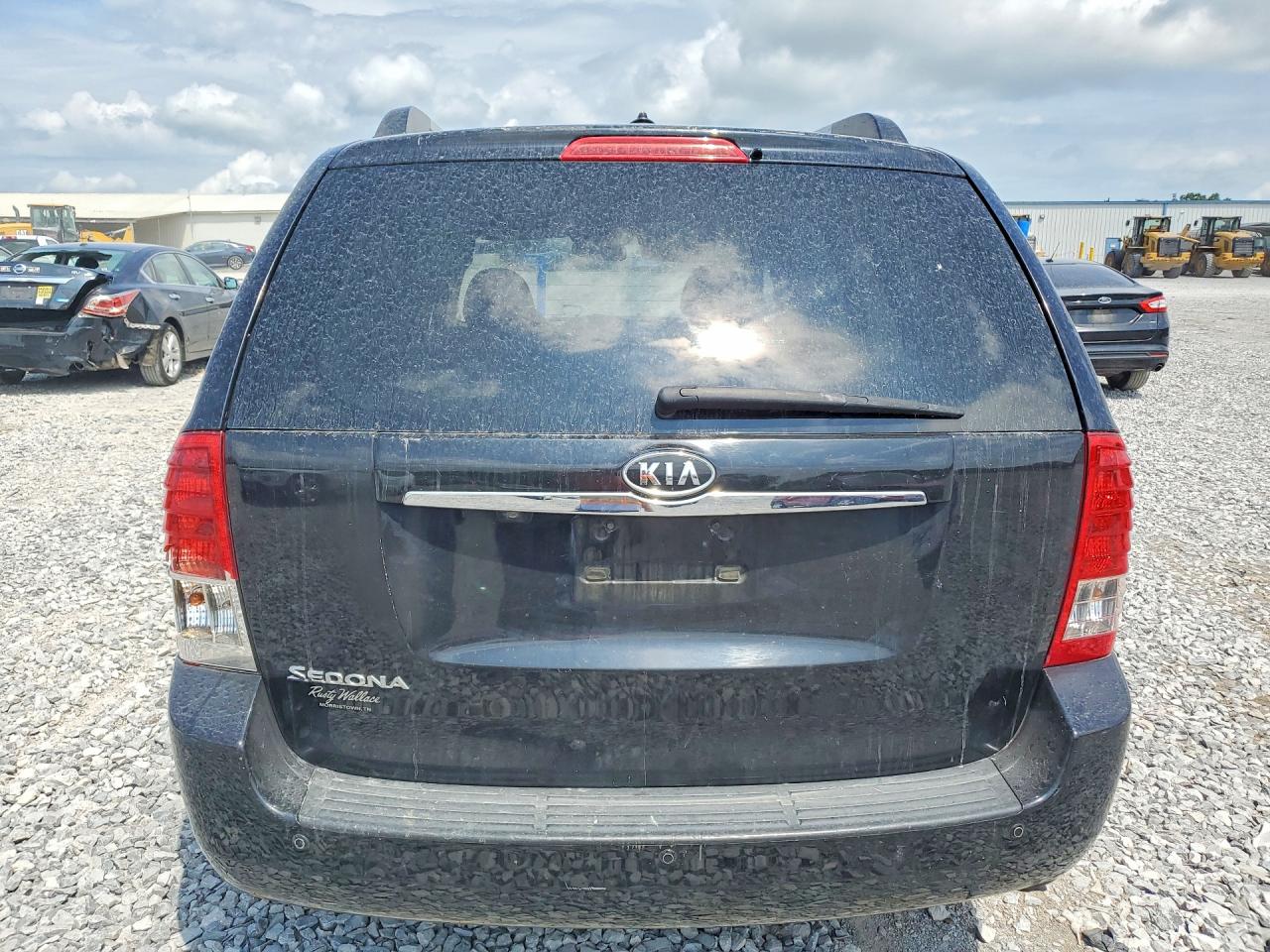2012 Kia Sedona Lx Black vin: KNDMG4C78C6445939