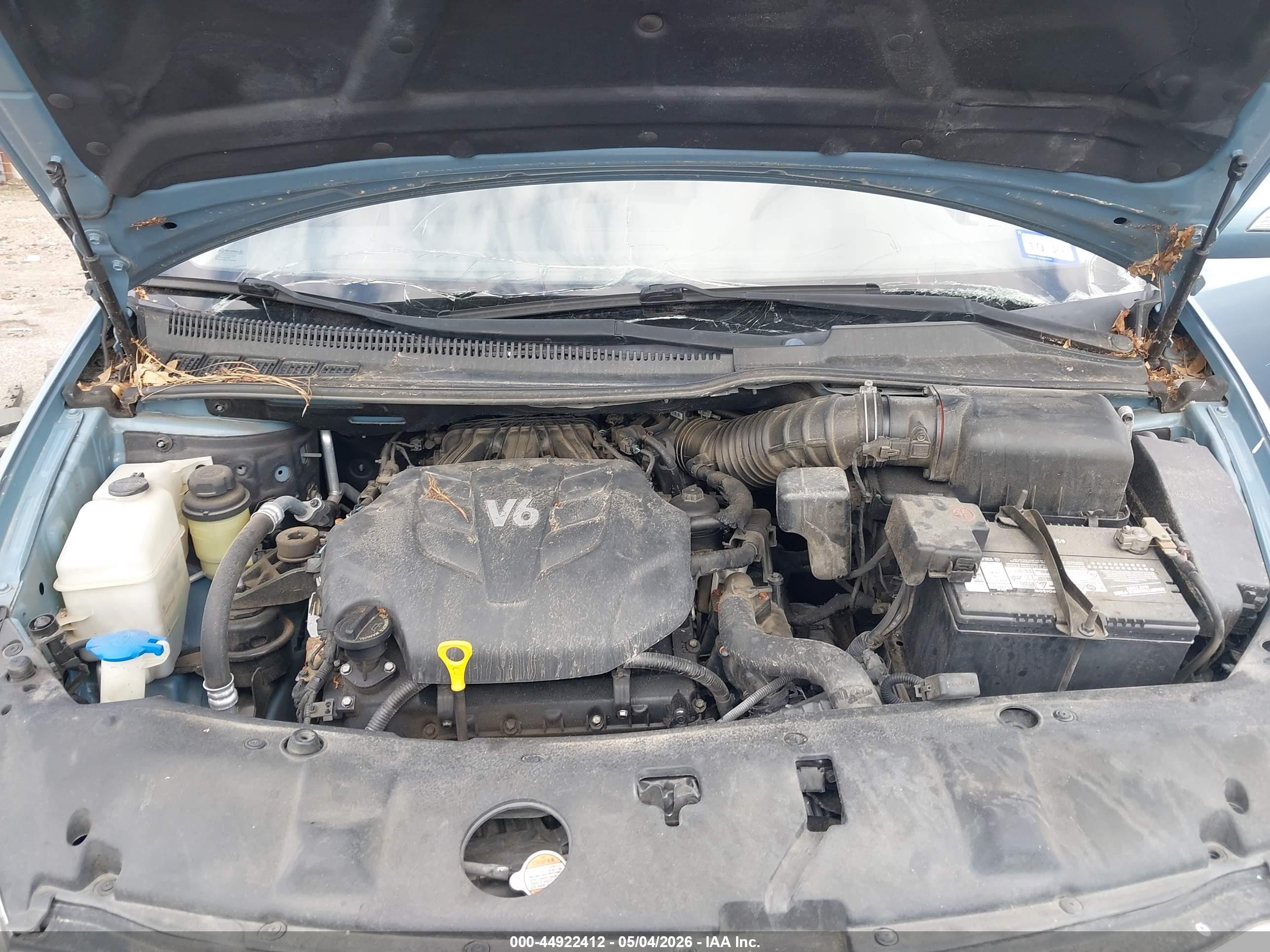 2012 Kia Sedona Lx Blue vin: KNDMG4C78C6463227