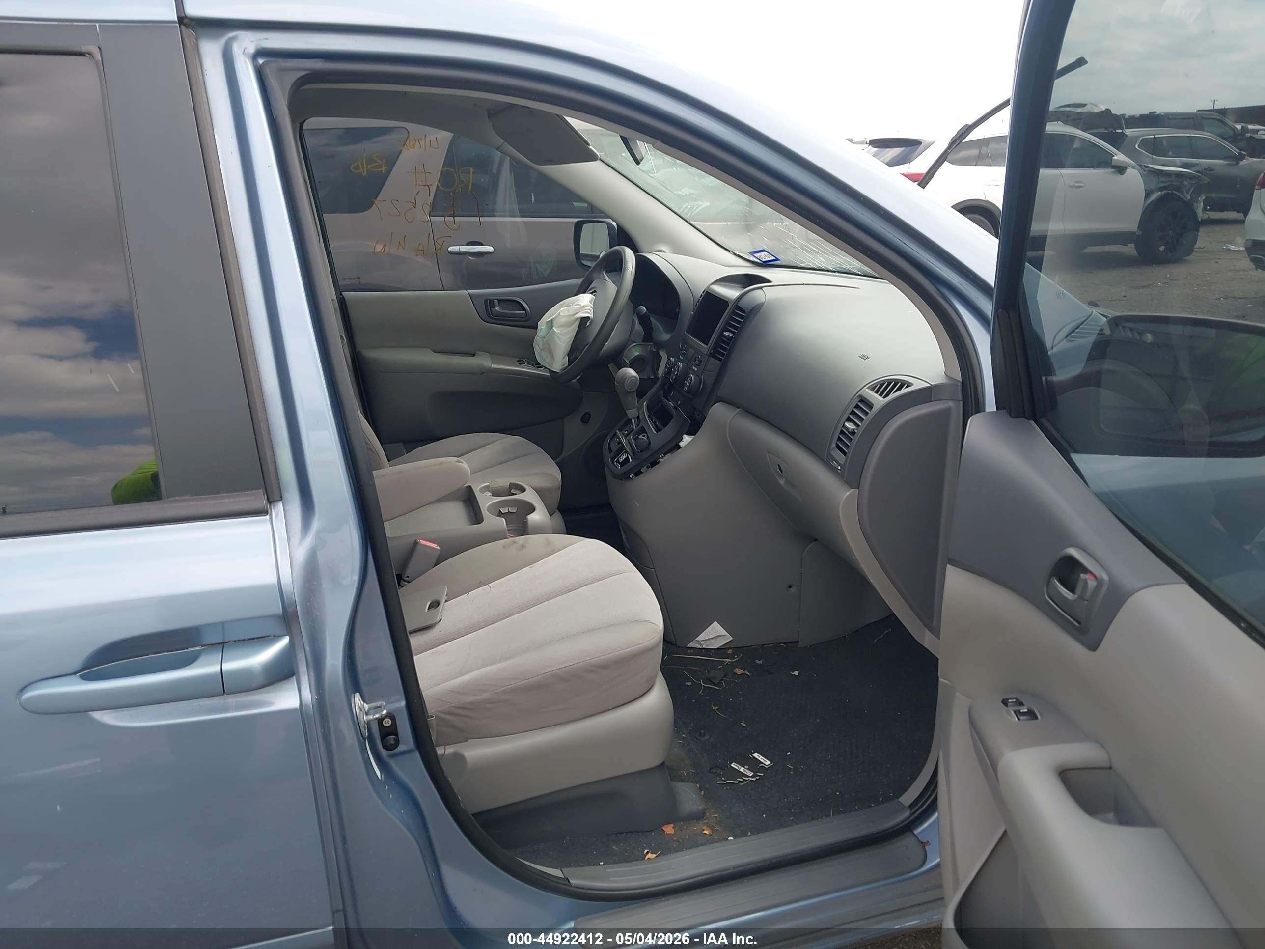 2012 Kia Sedona Lx Blue vin: KNDMG4C78C6463227