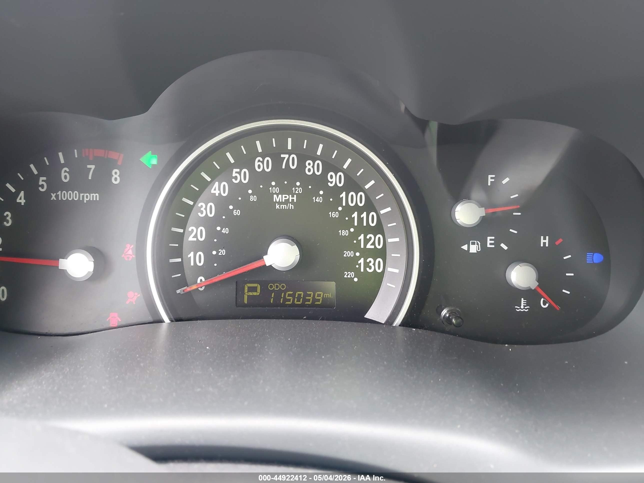 2012 Kia Sedona Lx Blue vin: KNDMG4C78C6463227