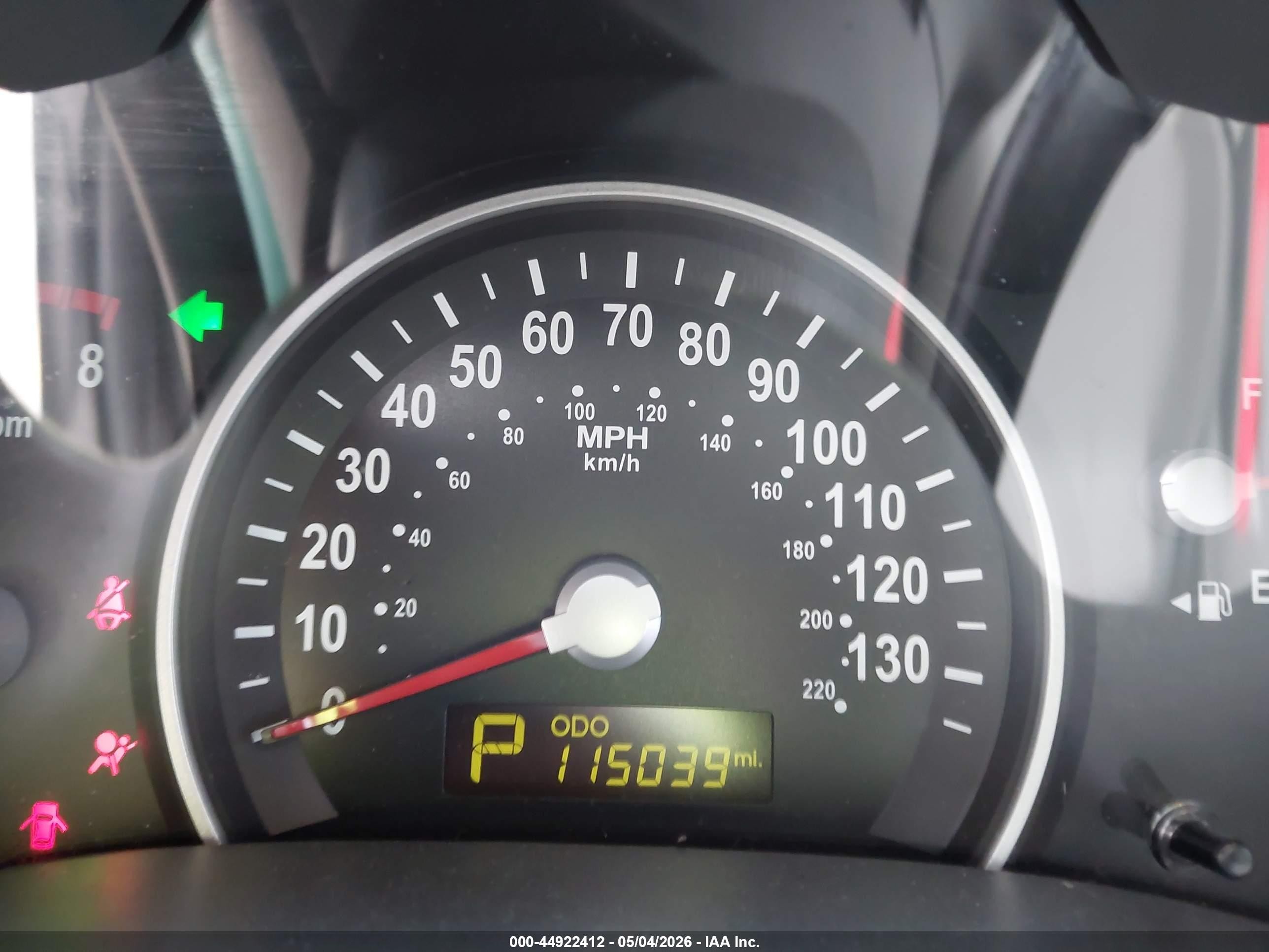 2012 Kia Sedona Lx Blue vin: KNDMG4C78C6463227