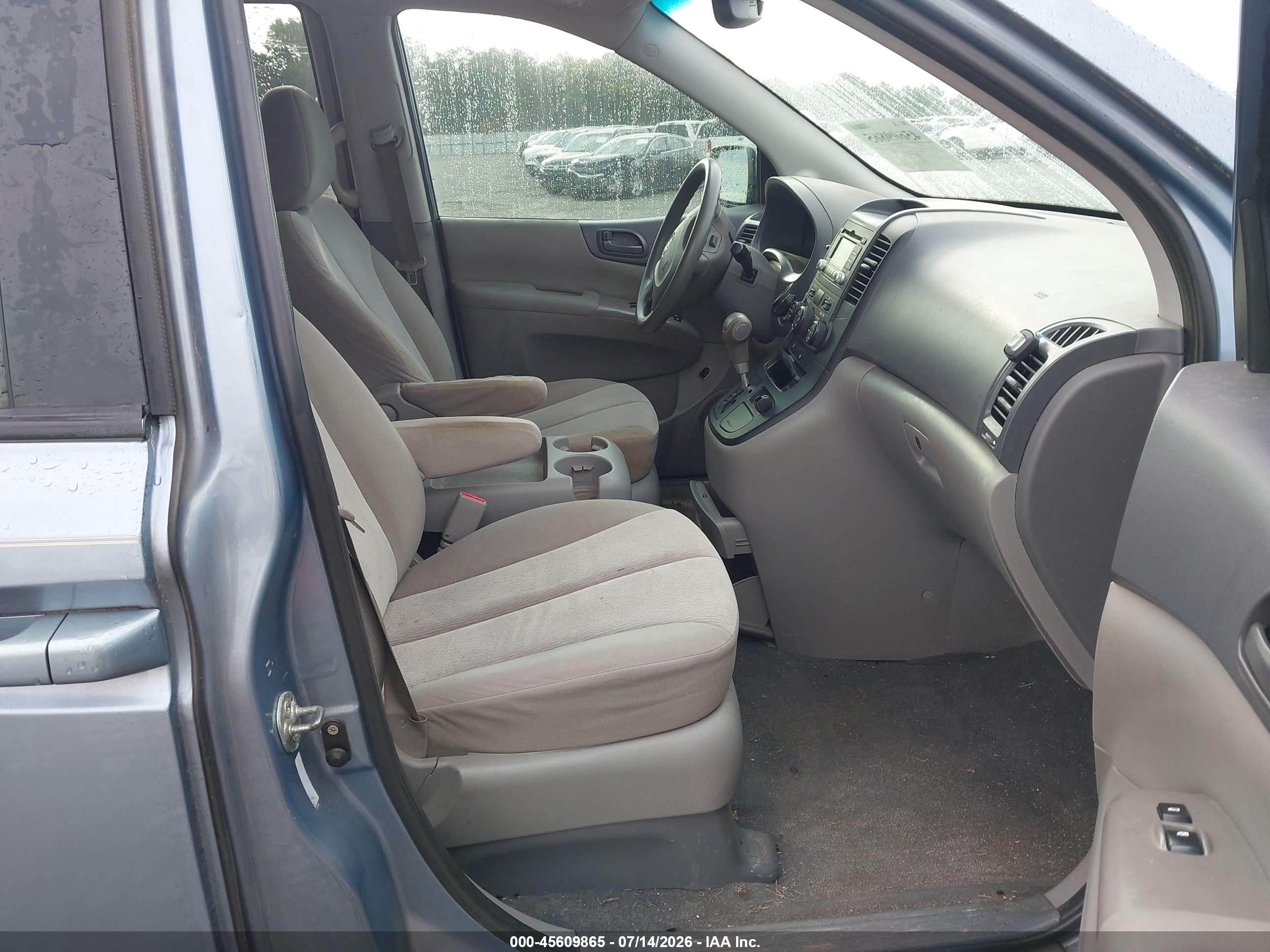2012 Kia Sedona Lx Light Blue vin: KNDMG4C78C6465544