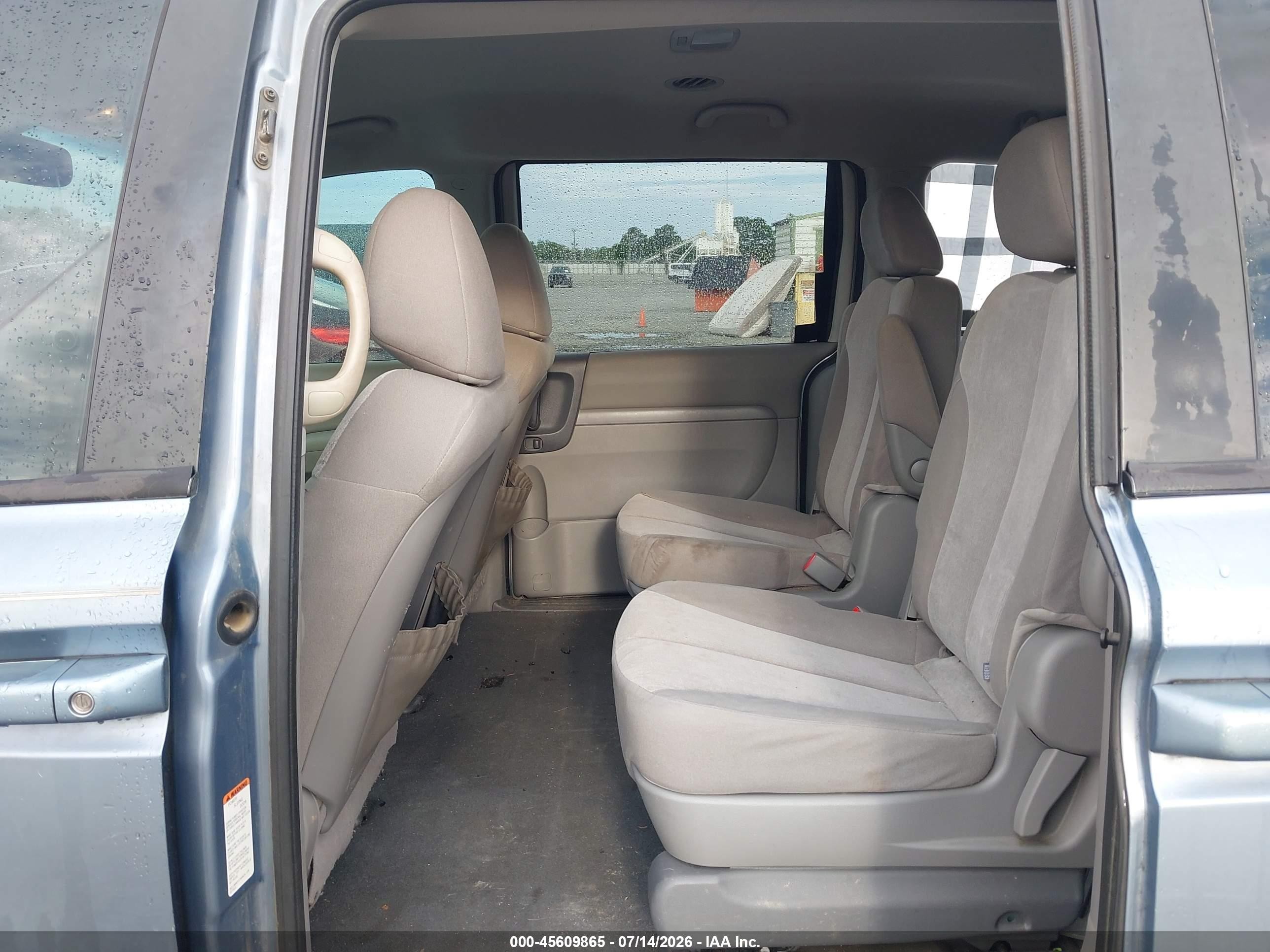 2012 Kia Sedona Lx Light Blue vin: KNDMG4C78C6465544